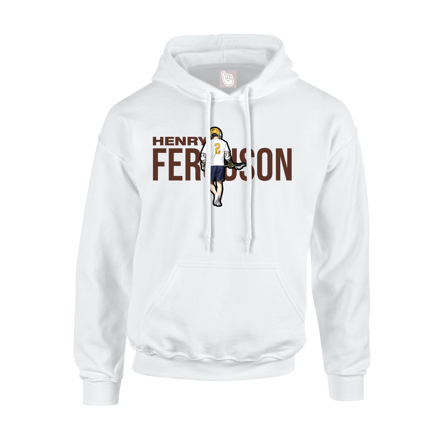 Hoodie — Player Name in White