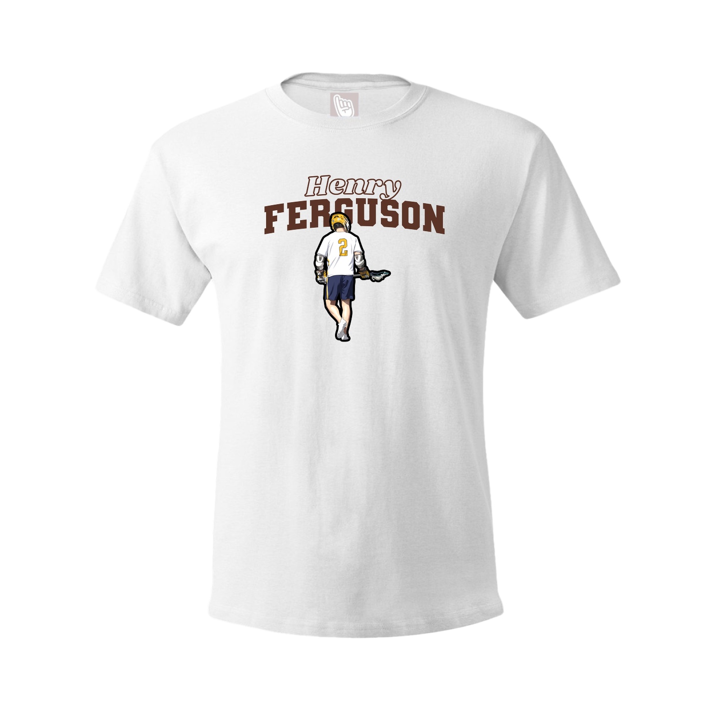 Tee — Name Arch in White