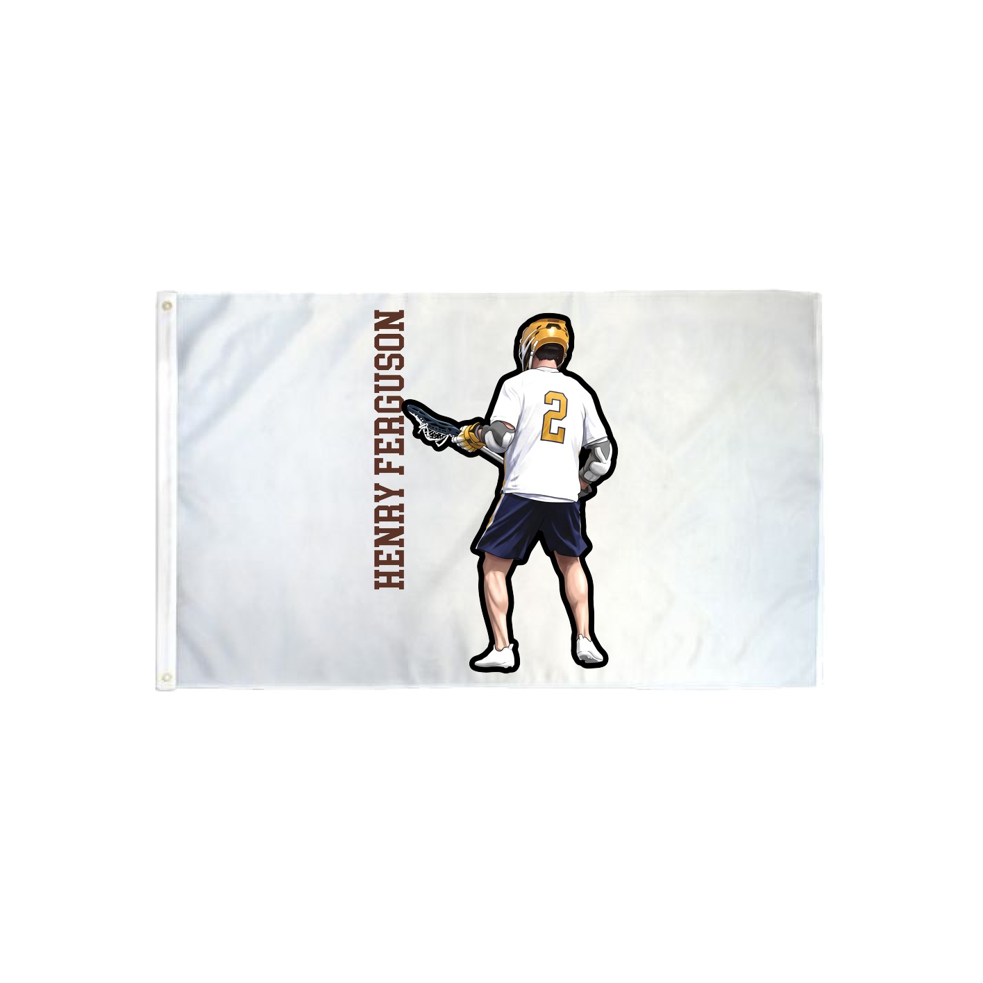 3x5 Flag — Name Vertical in Classic