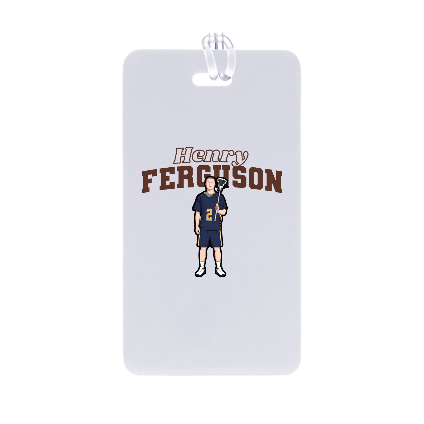 Bag Tag — Name Arch in Classic