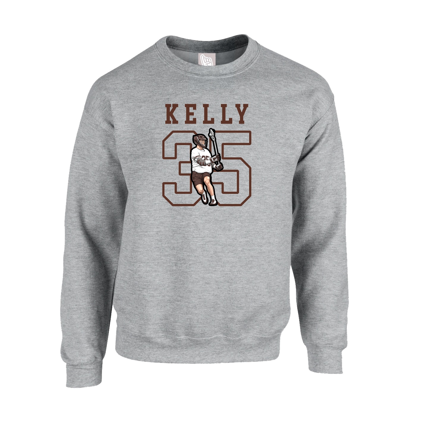 Fleece Crew — Shirsey in Grey