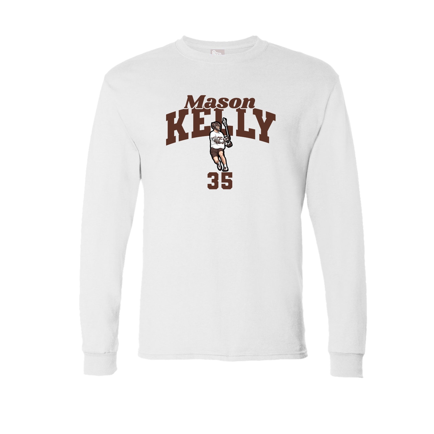 Long Sleeve Tee — Signature Arch in White