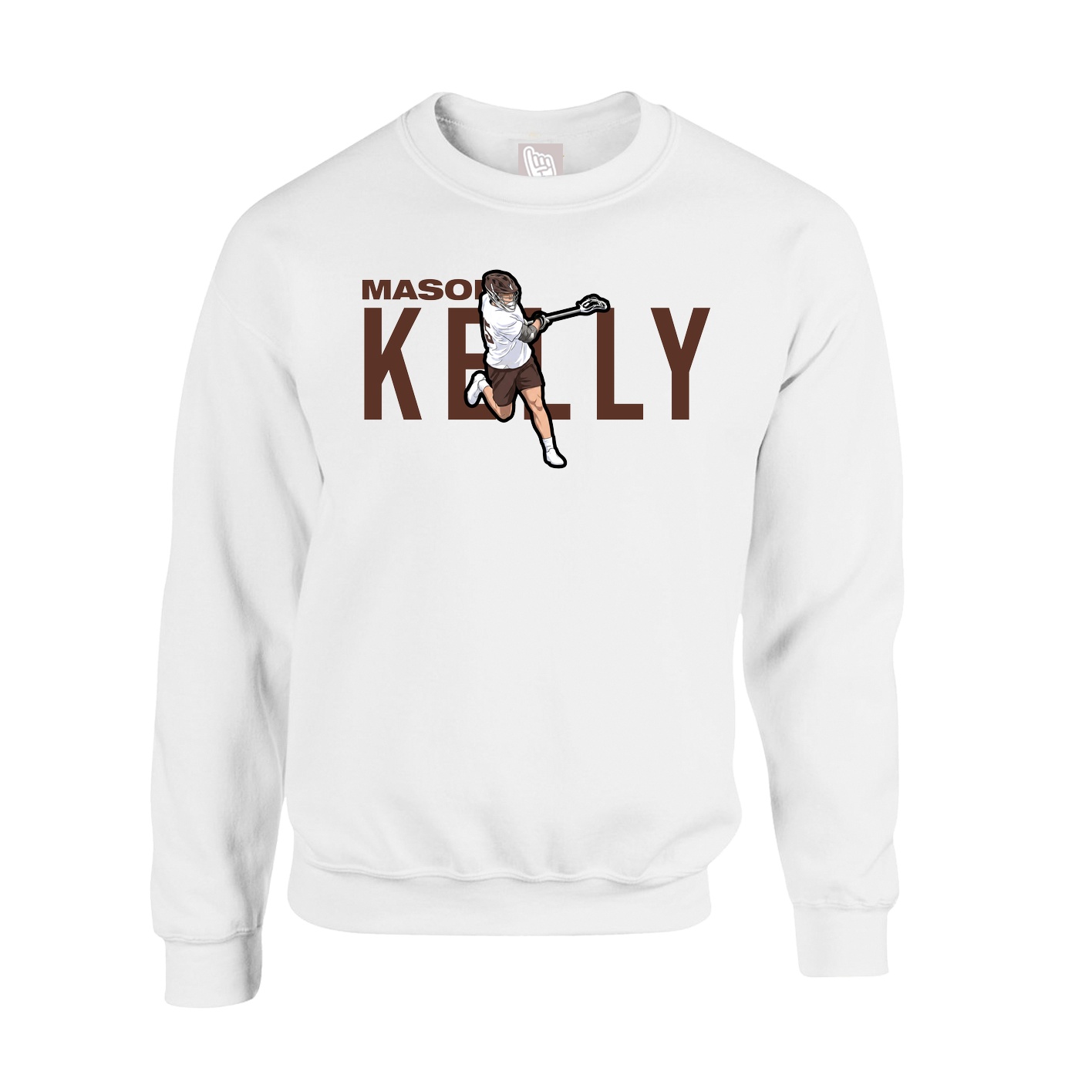 Fleece Crew — Player Name in White