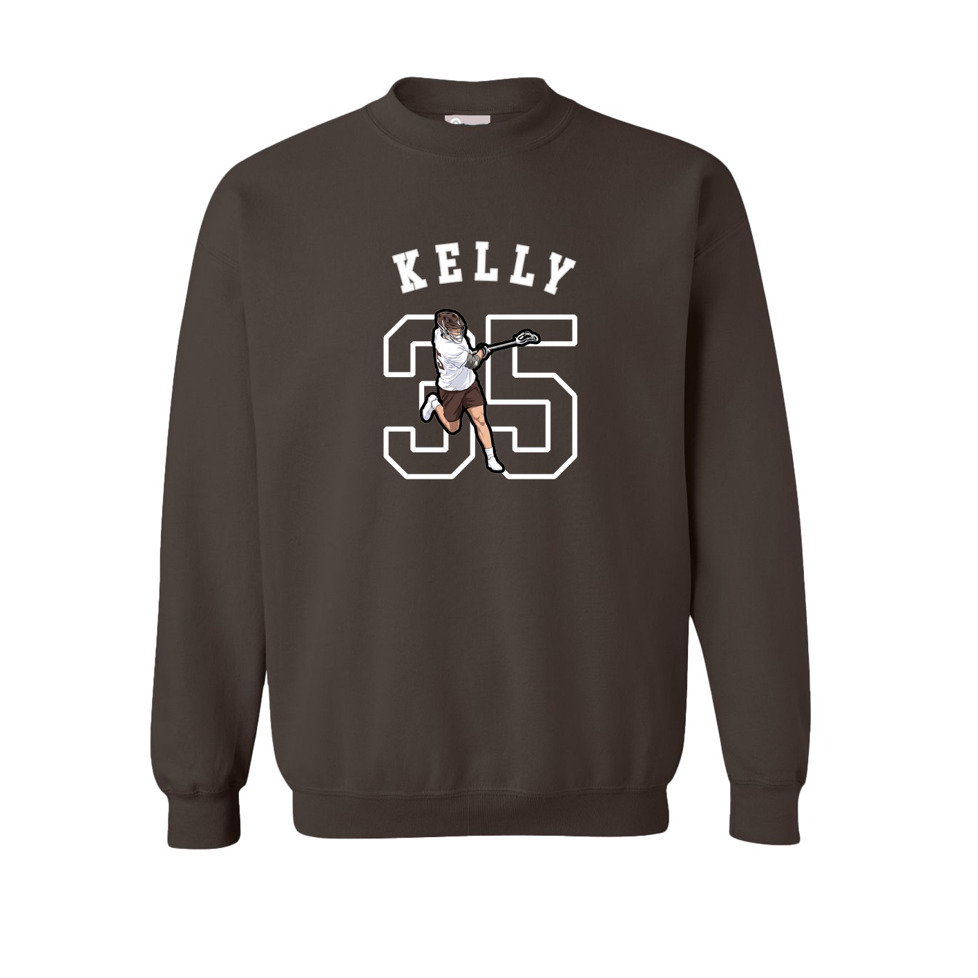Fleece Crew — Shirsey Arch in Brown