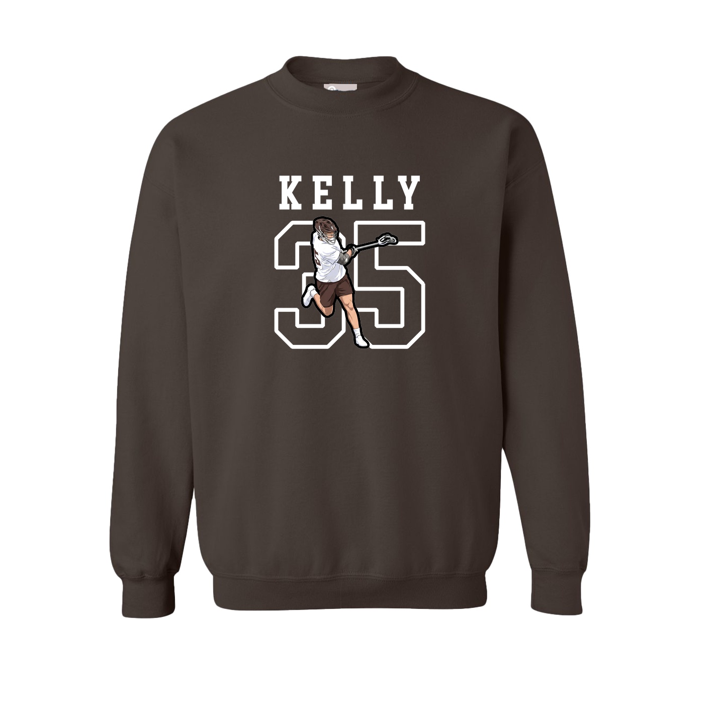Fleece Crew — Shirsey in Brown
