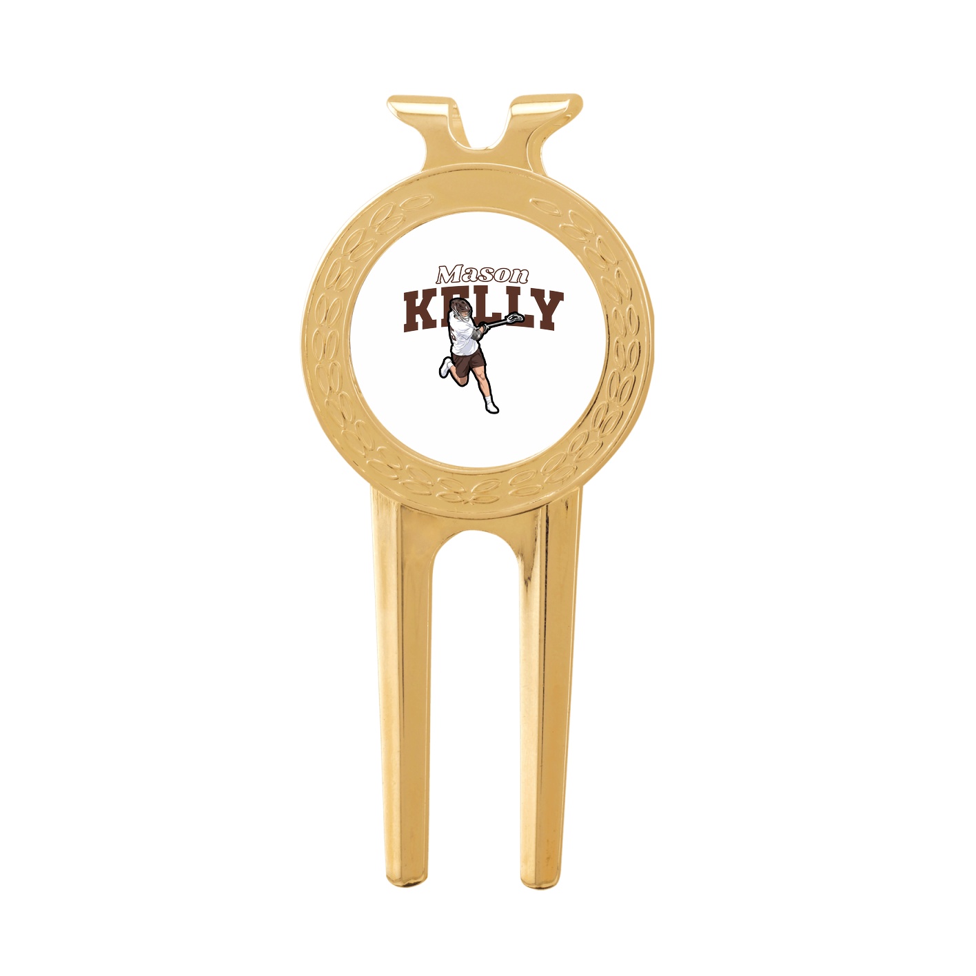 Divot Tool with Ball Marker — Name Arch in Classic