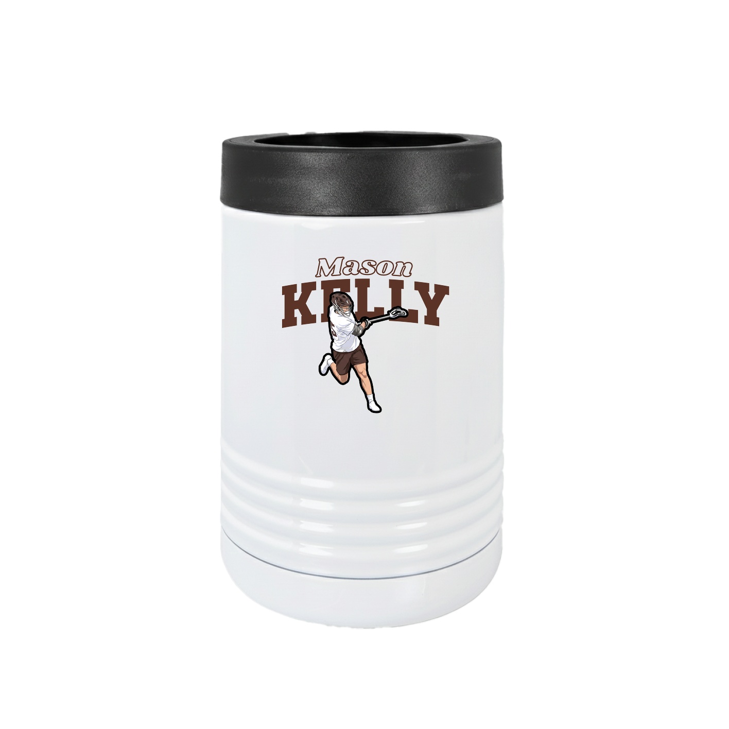 Beverage Holder — Name Arch in White