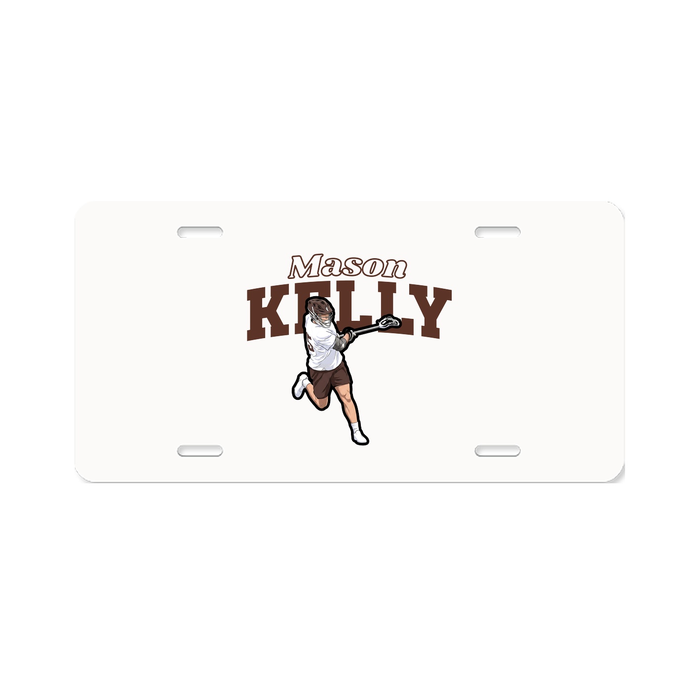License Plate — Name Arch in Classic