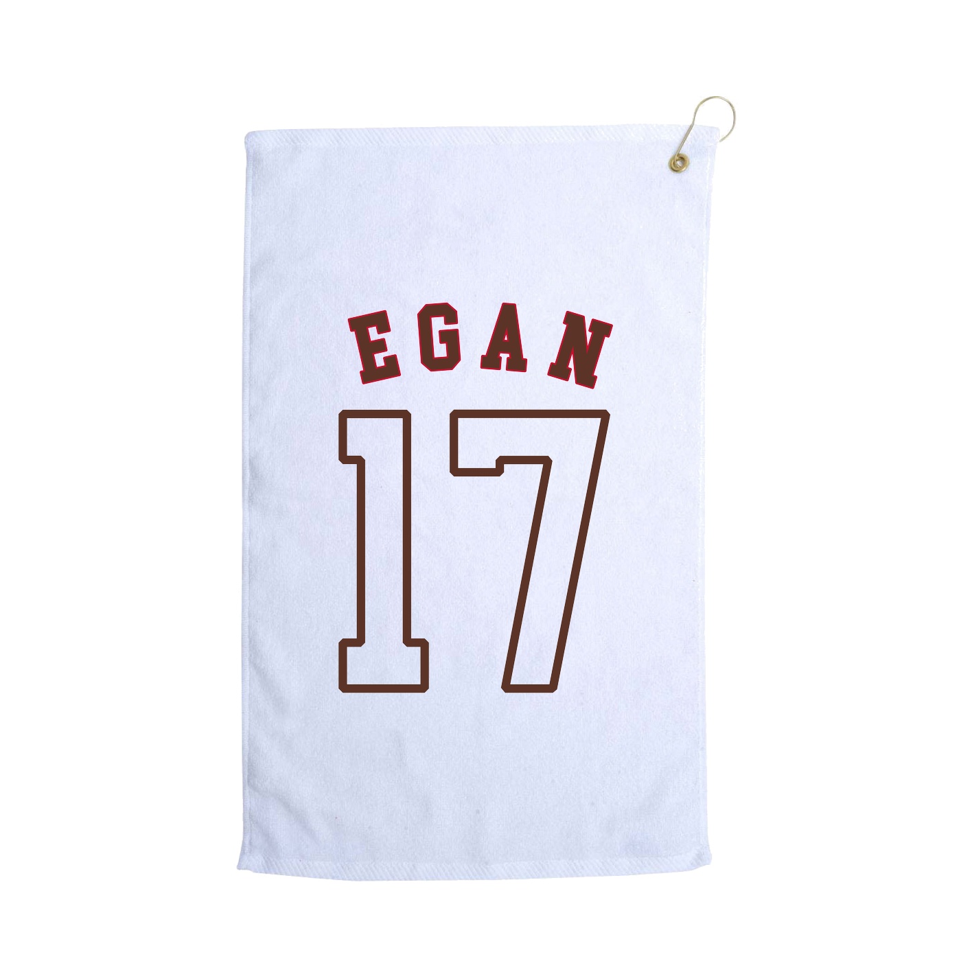 Golf Towel — Shirsey Arch in White