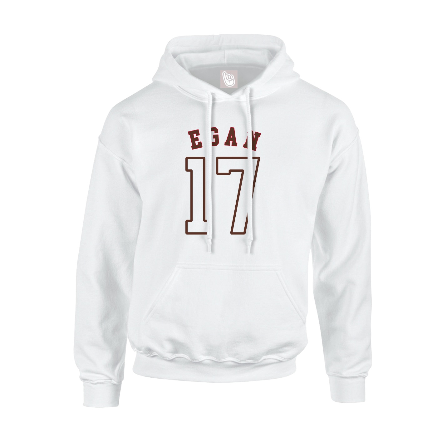 Youth Hoodie — Shirsey Arch in White