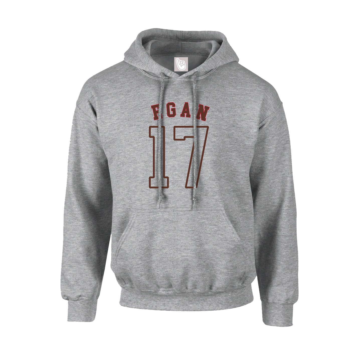 Youth Hoodie — Shirsey Arch in Grey