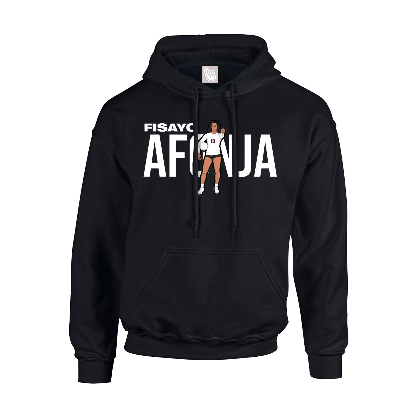 Hoodie — Player Name in Black