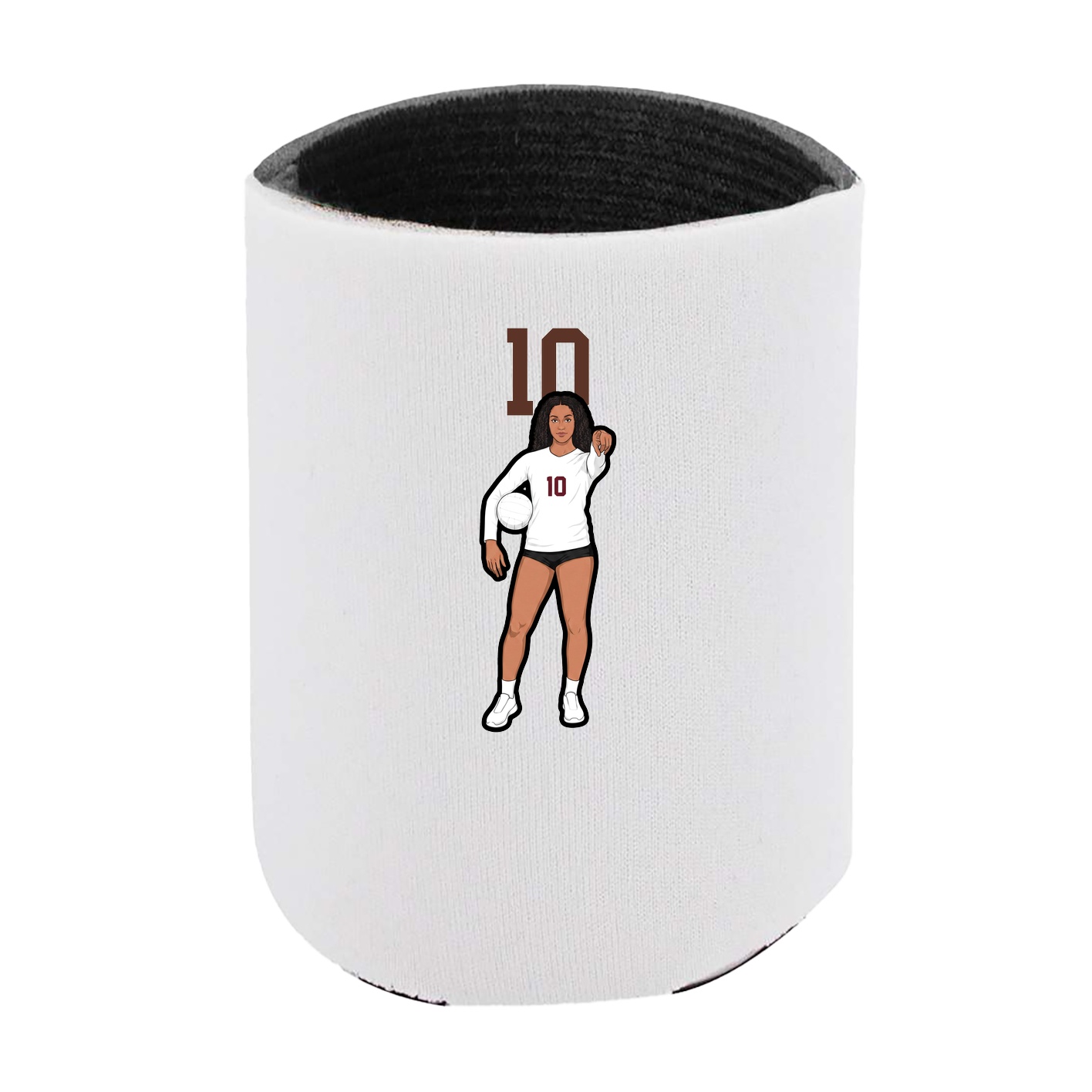 Can Holder — Number Top in White