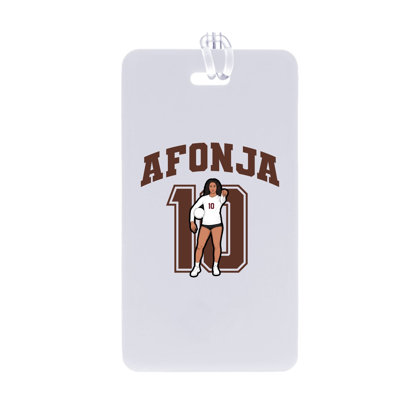 Bag Tag — Number in Classic