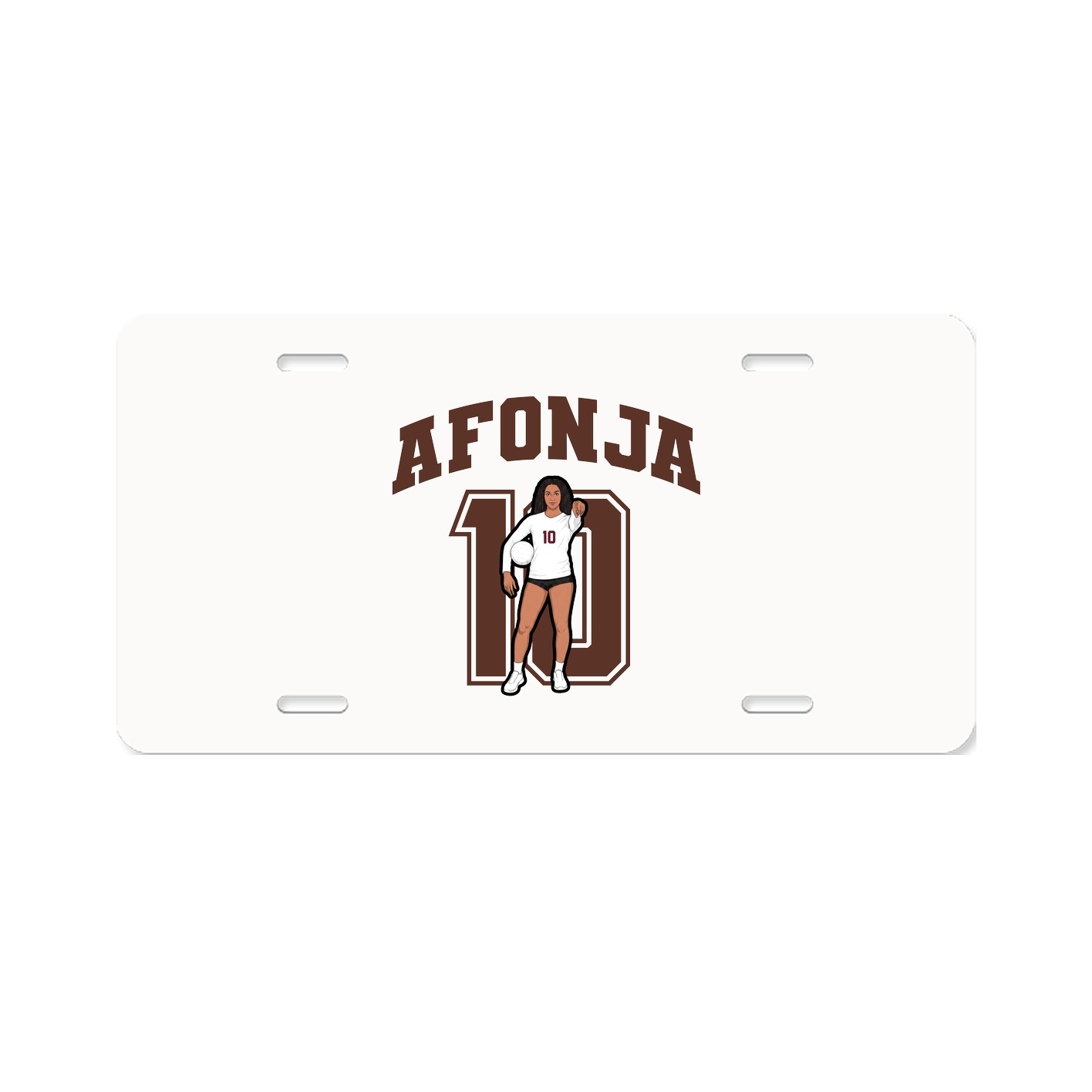 License Plate — Number in Classic