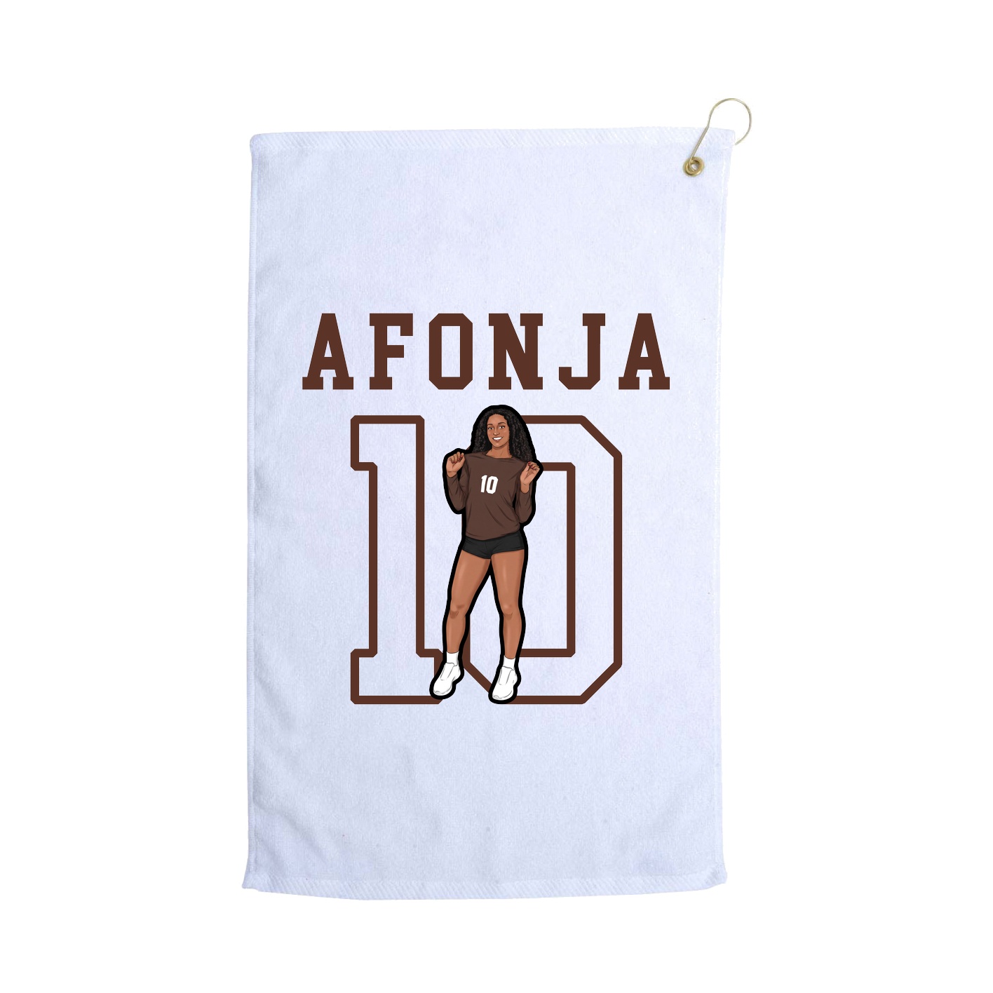 Golf Towel — Shirsey in White