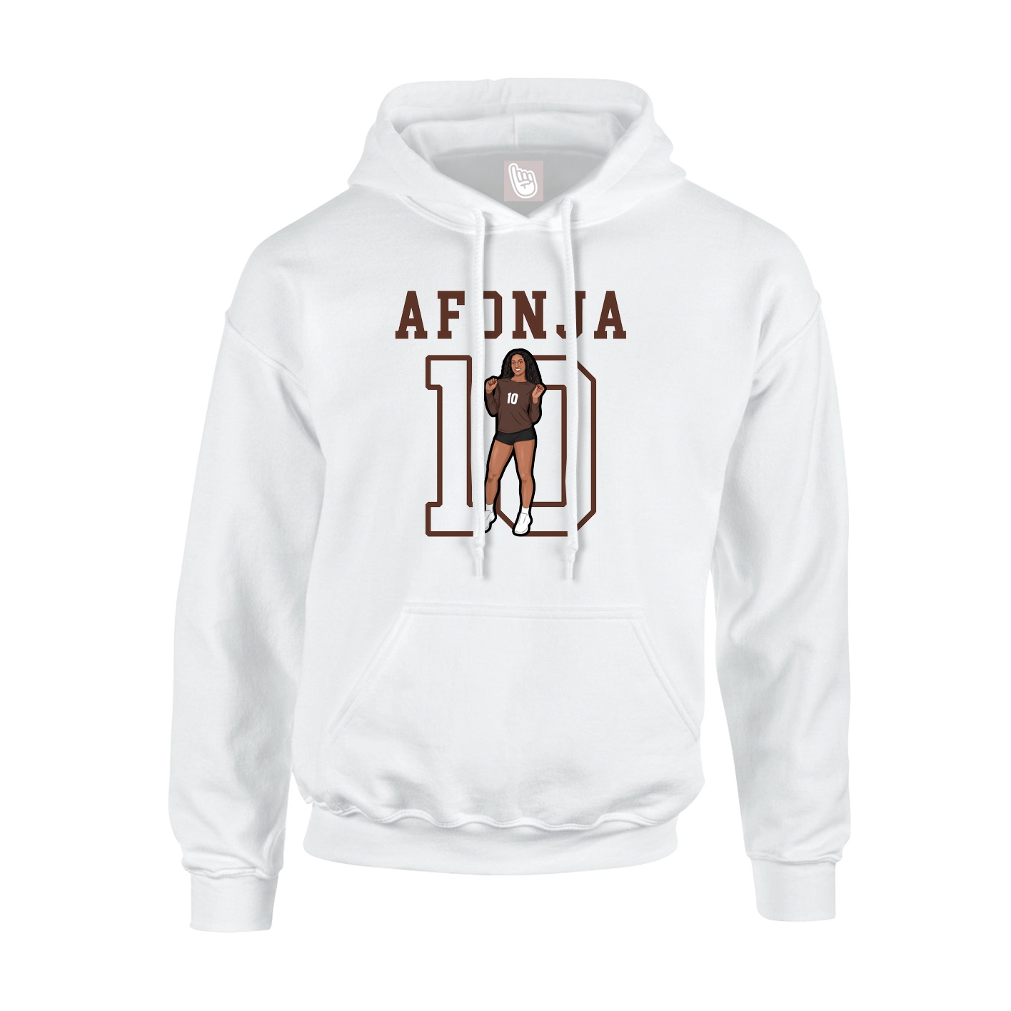 Hoodie — Shirsey in White