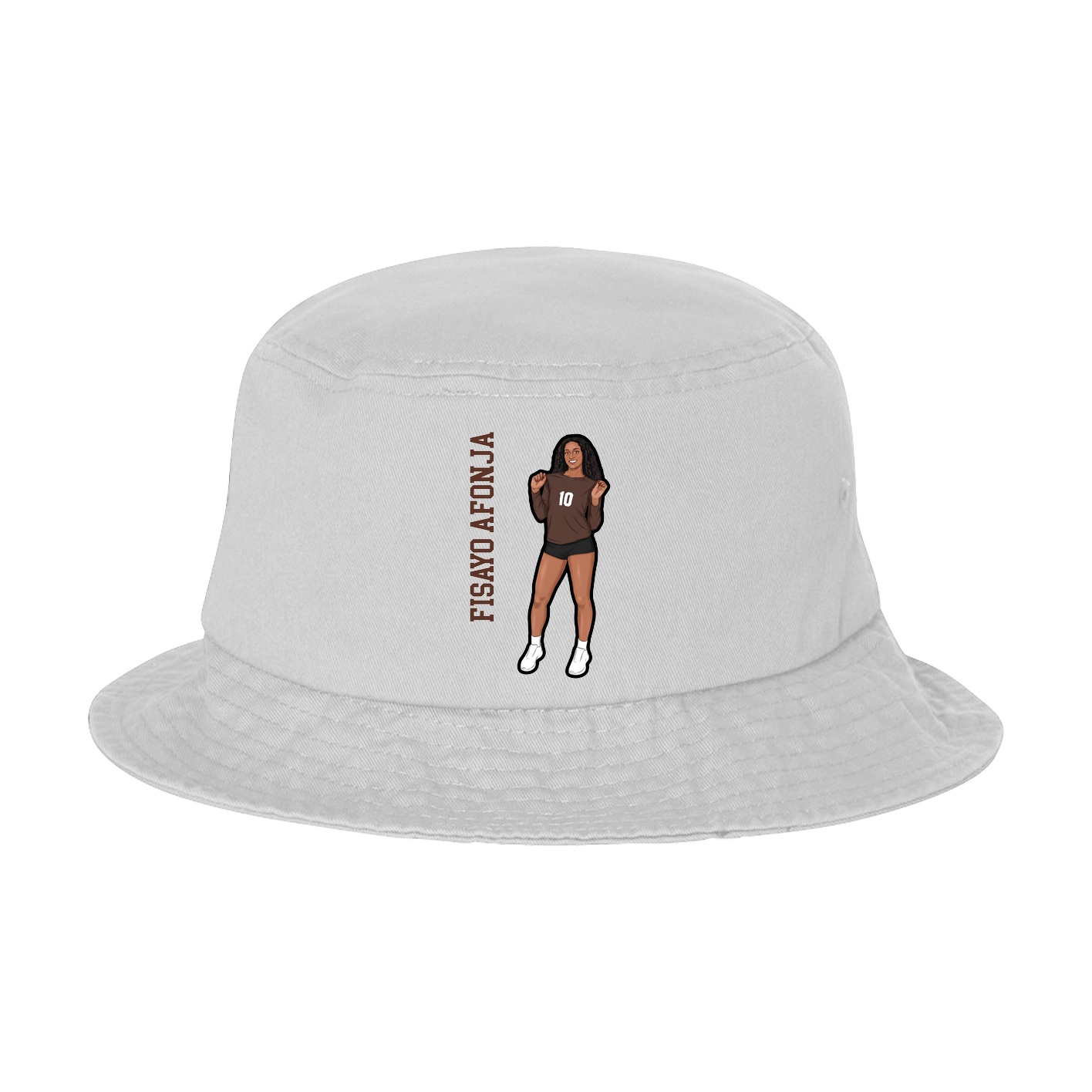 Bucket Cap — Name Vertical in White