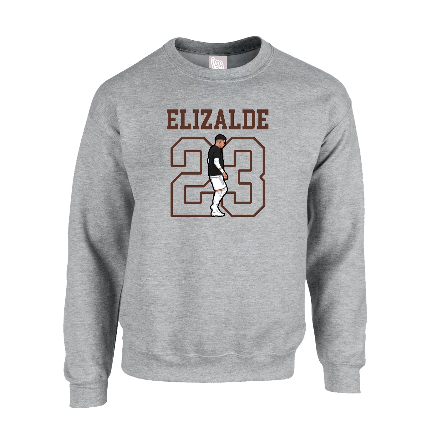 Fleece Crew — Shirsey in Grey