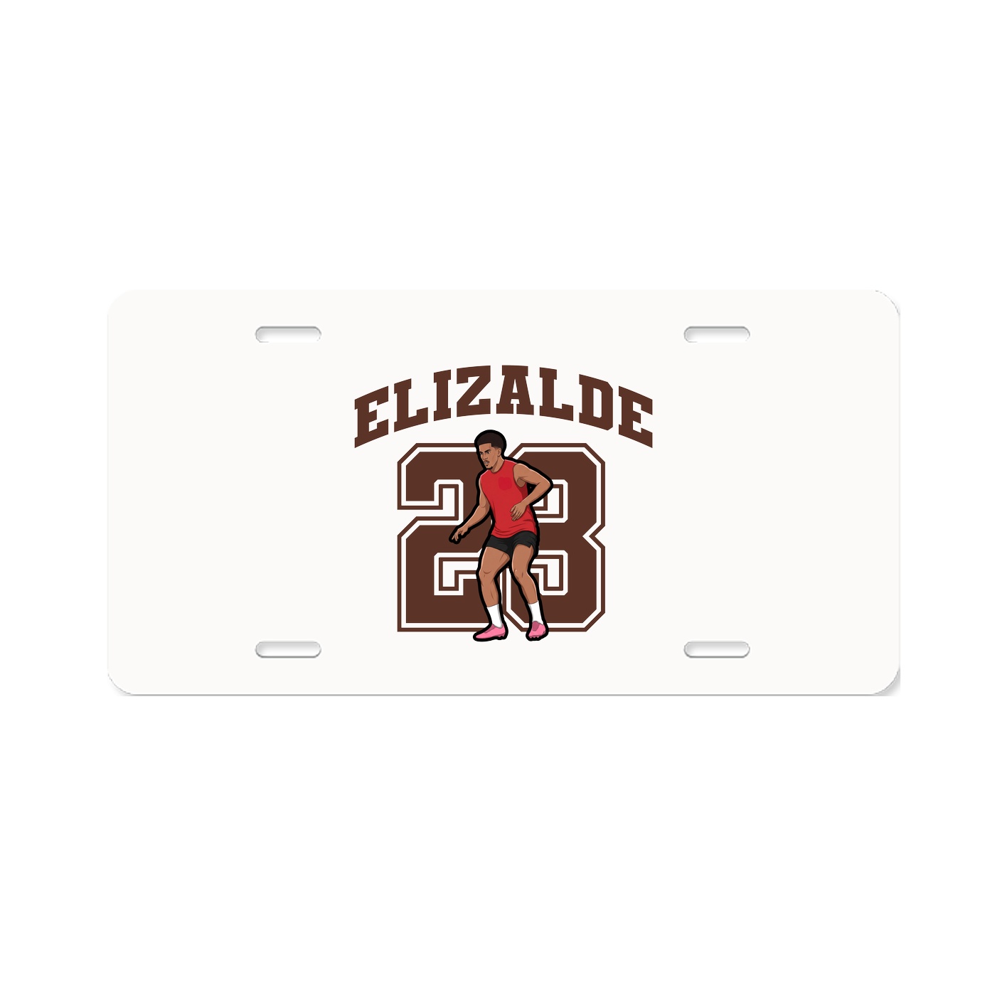 License Plate — Number in Classic
