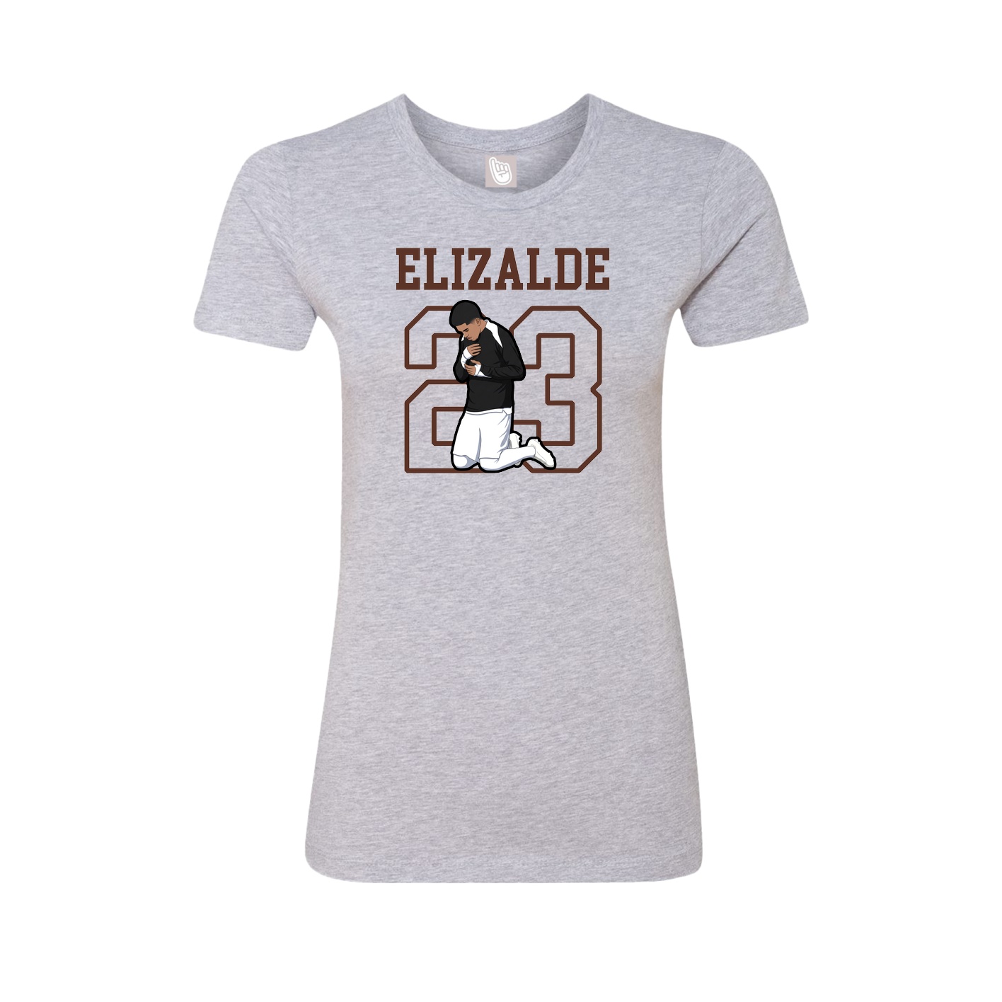 Fitted Women's Tee — Shirsey in Grey