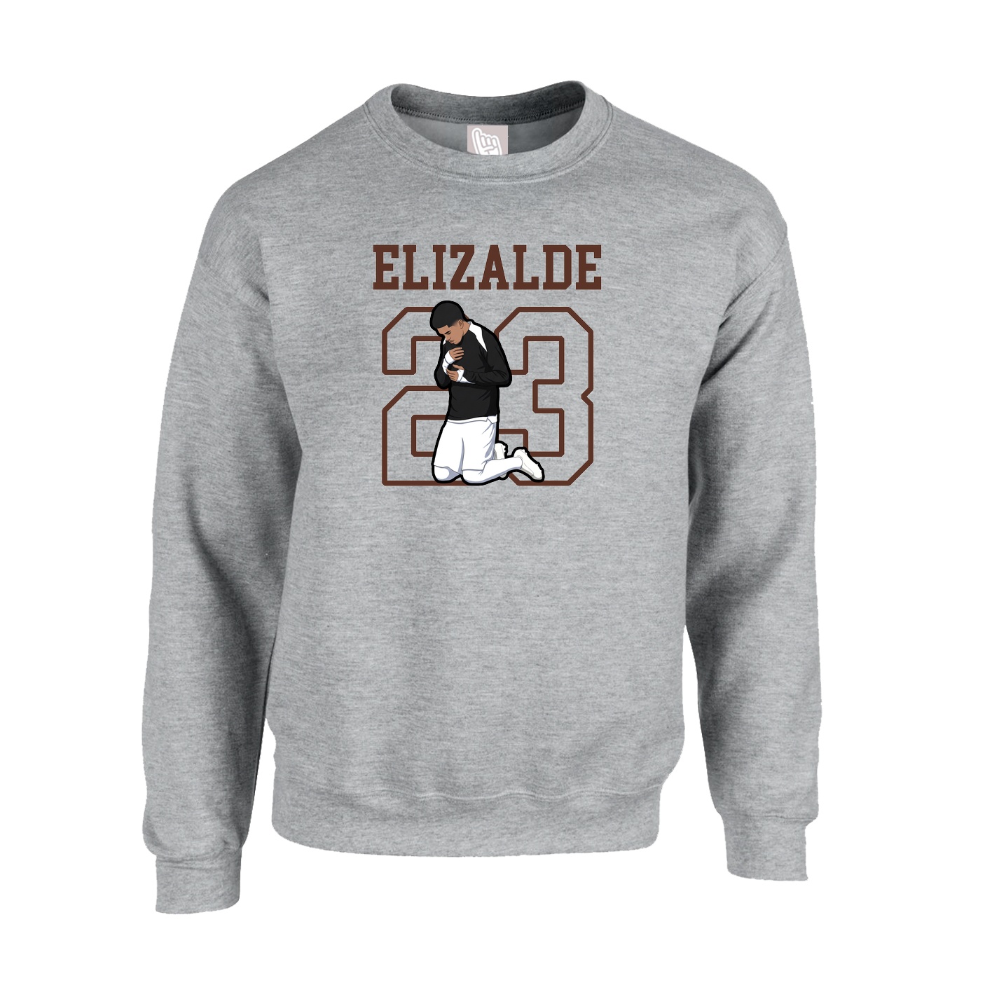 Fleece Crew — Shirsey in Grey