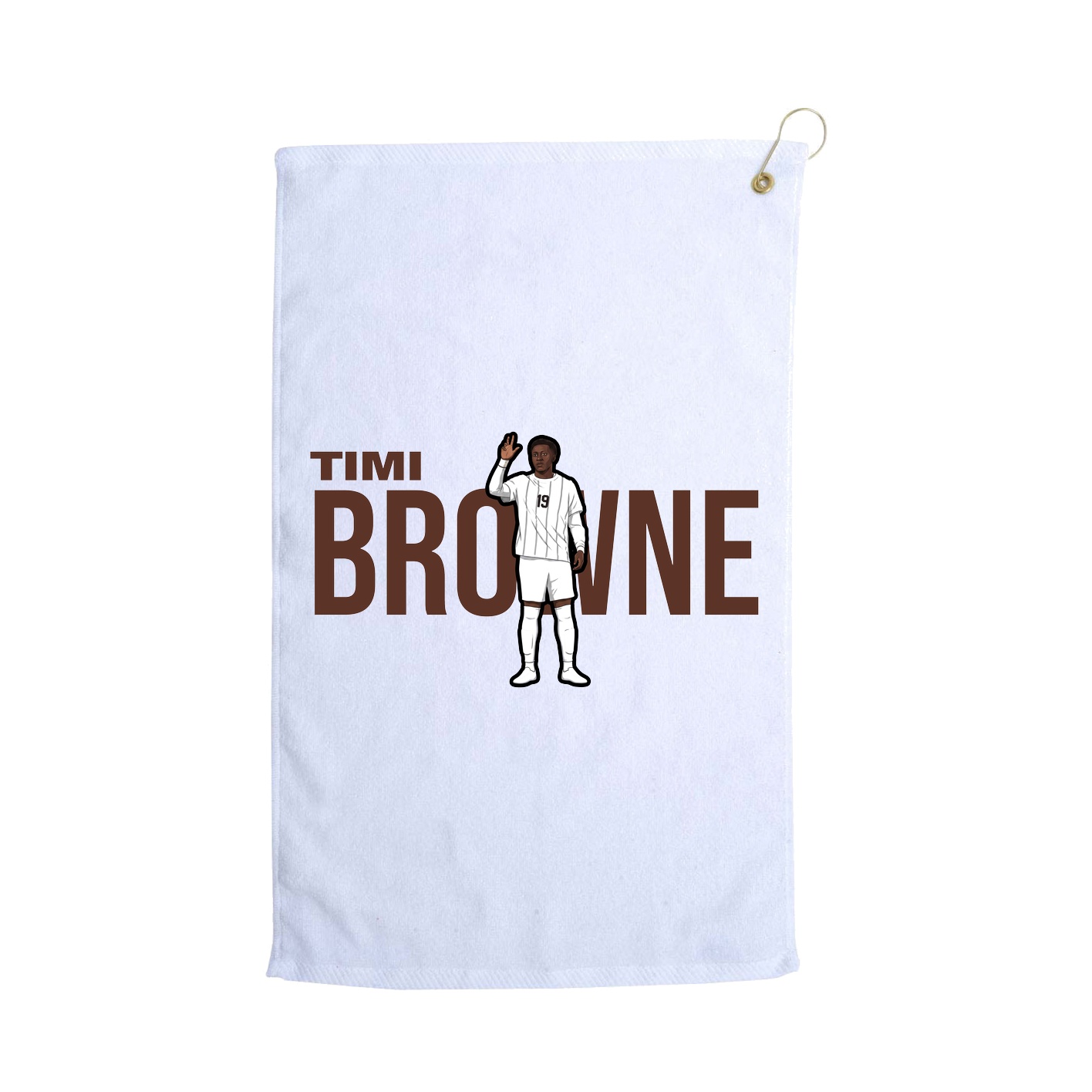 Golf Towel — Player Name in White