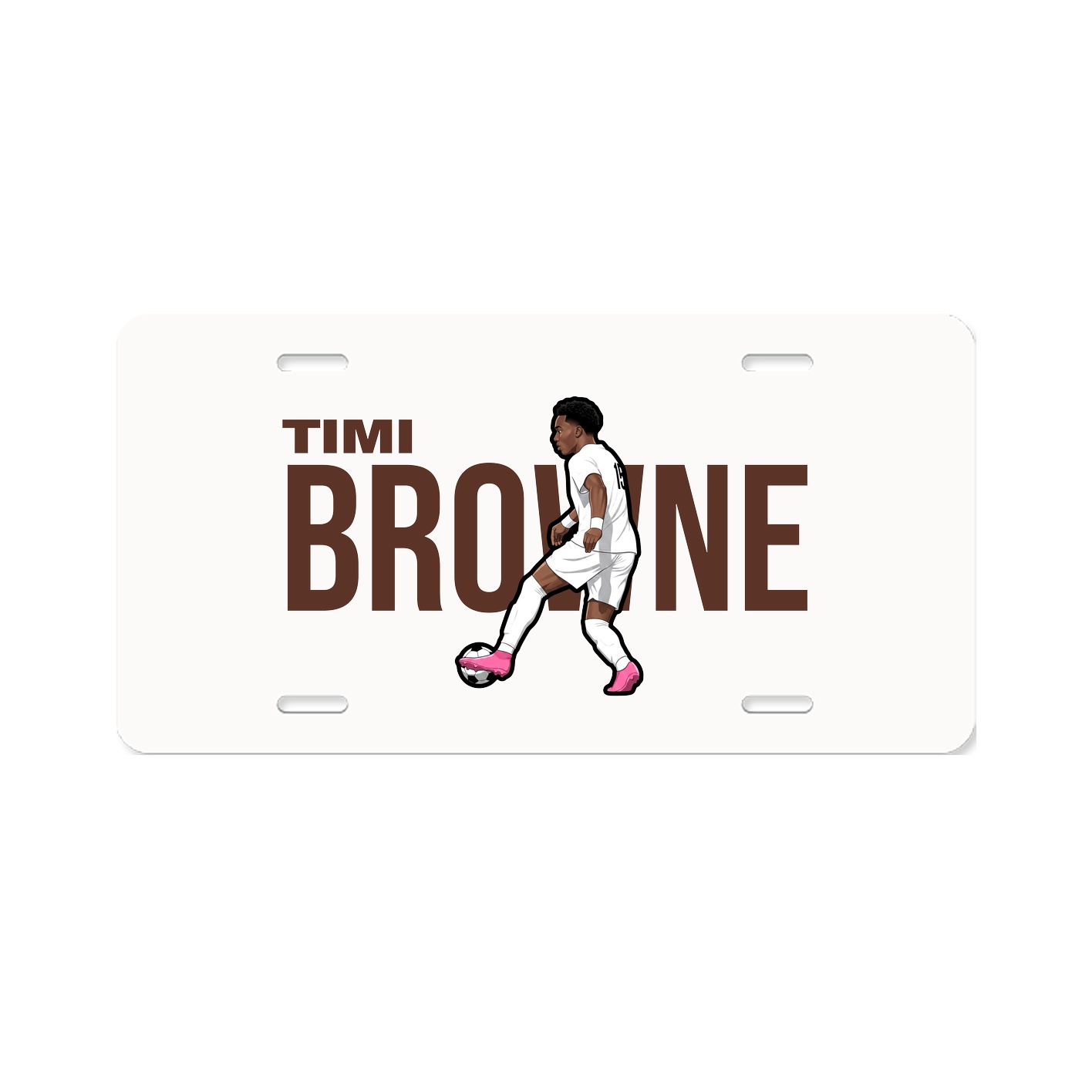License Plate — Player Name in Classic
