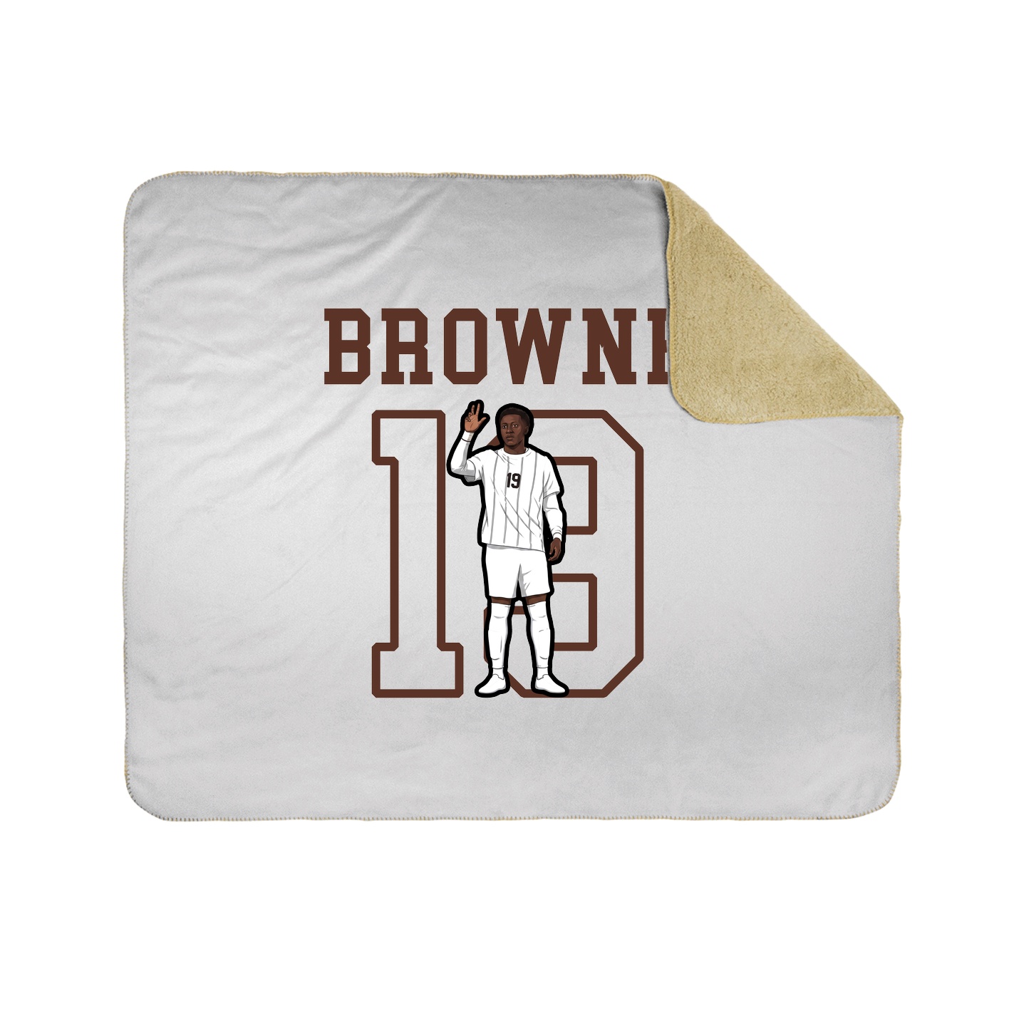 Throw Blanket — Shirsey in White