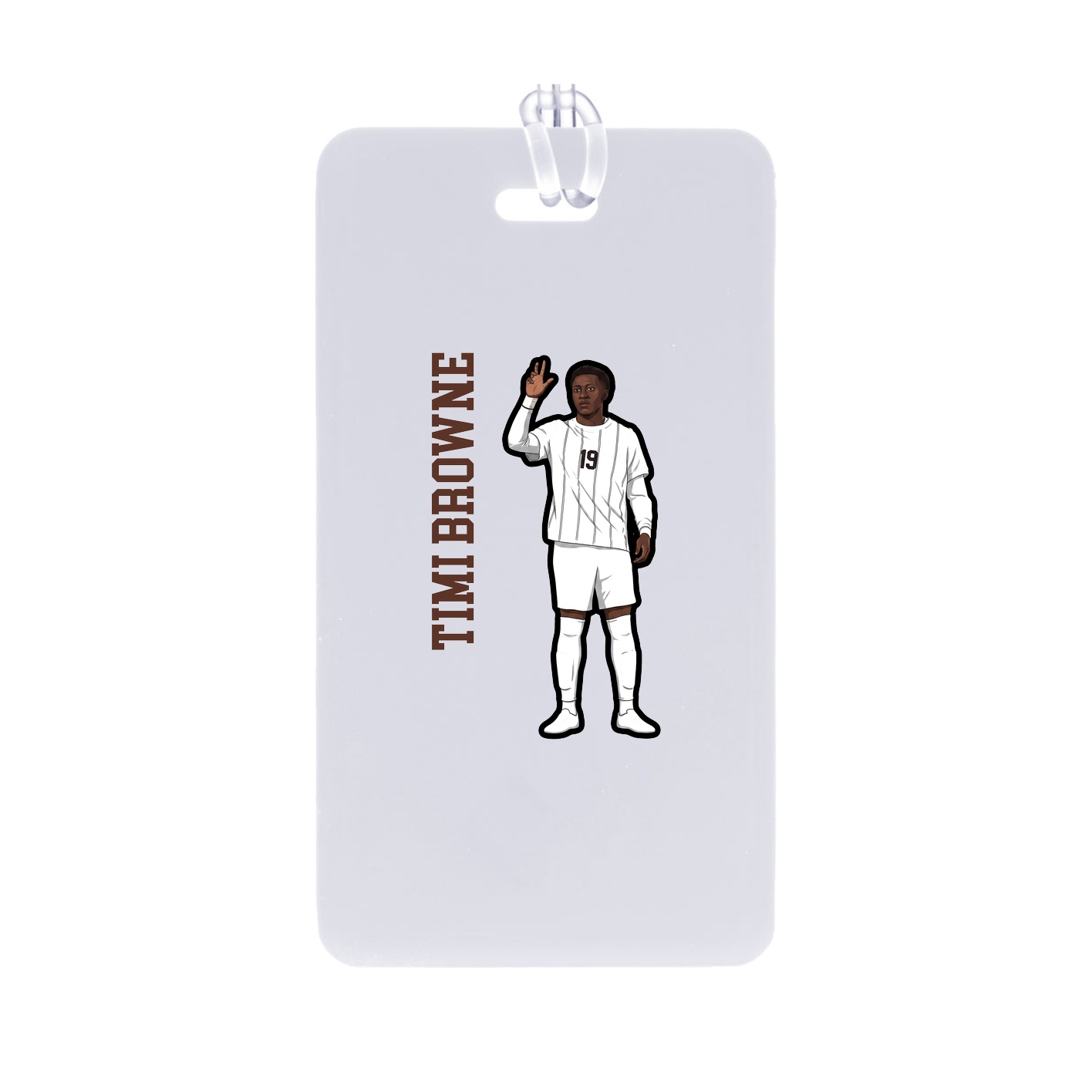 Bag Tag — Name Vertical in Classic