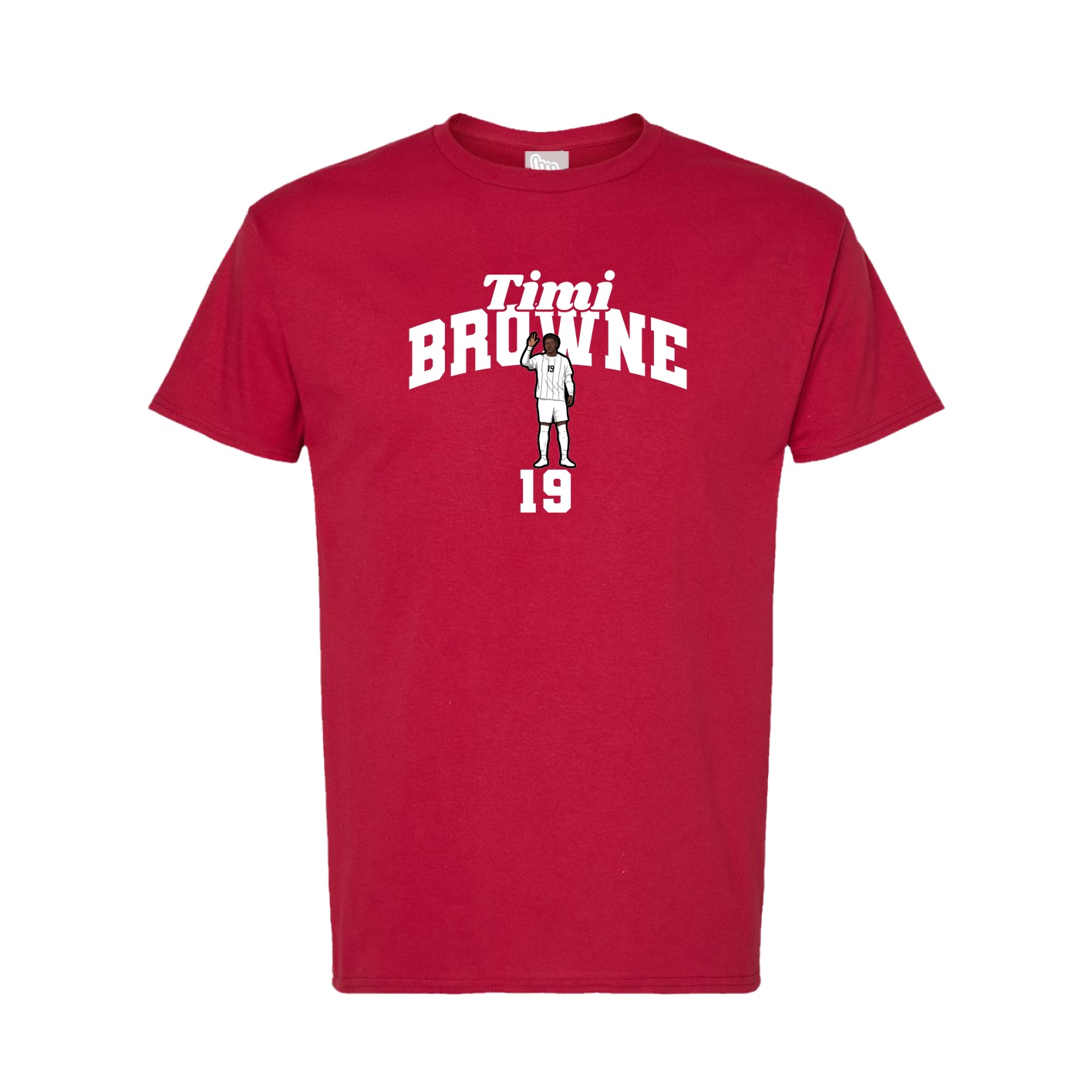 Tee — Signature Arch in Crimson