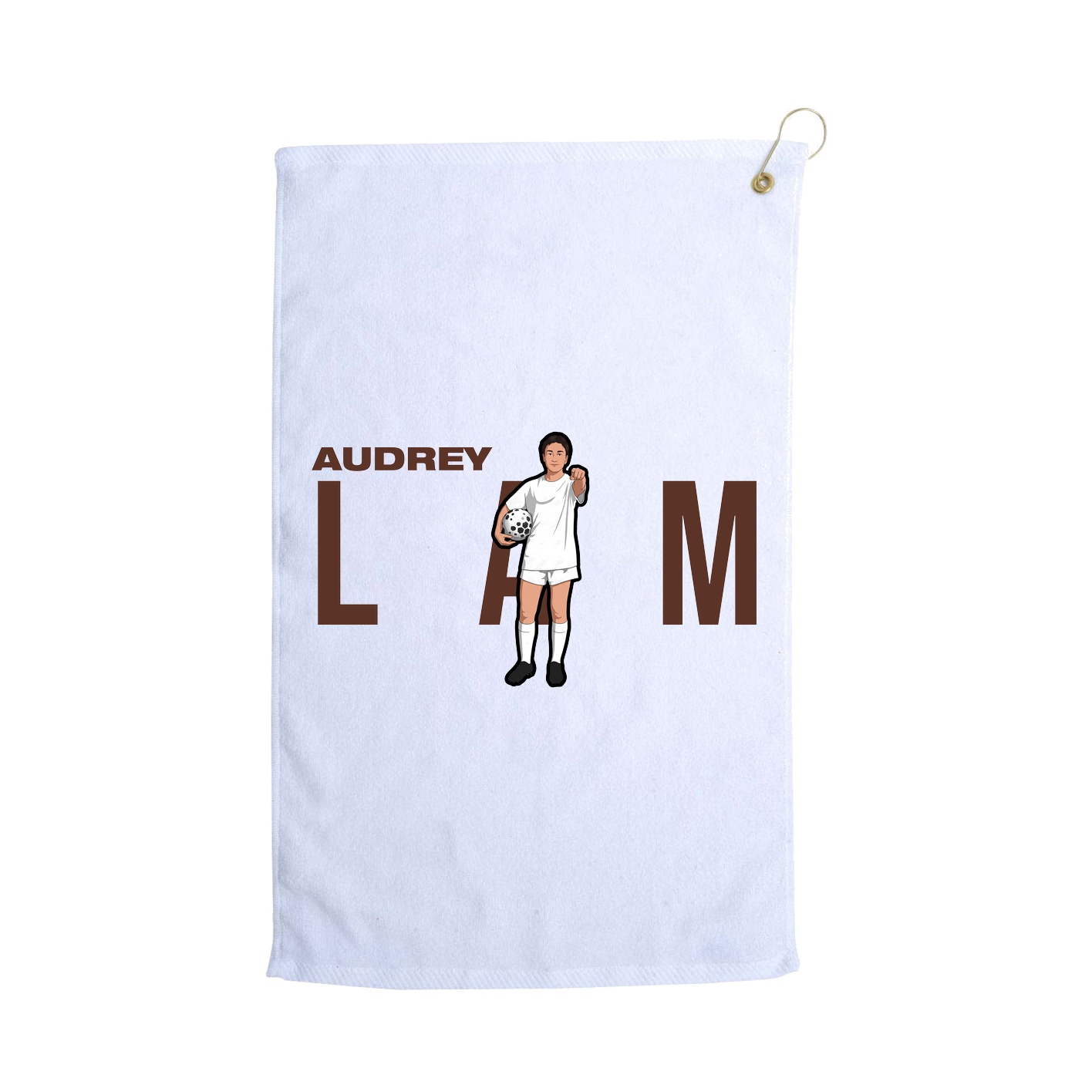 Golf Towel — Player Name in White