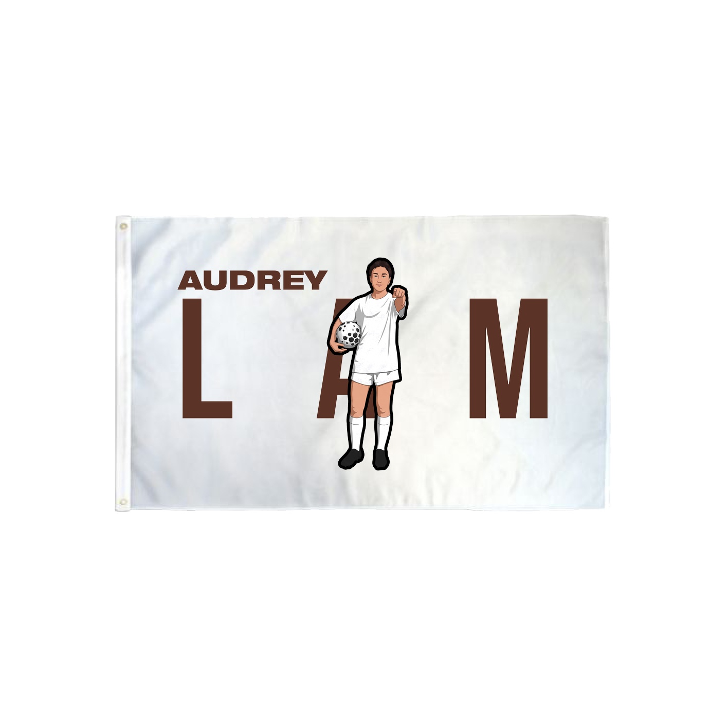 3x5 Flag — Player Name in Classic