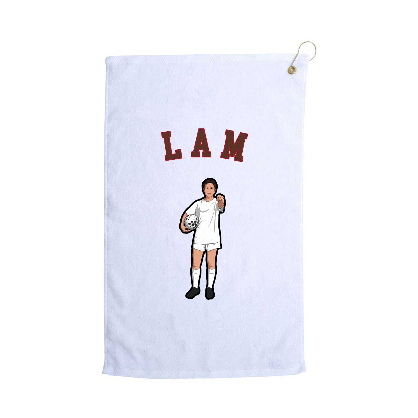 Golf Towel — Shirsey Arch in White