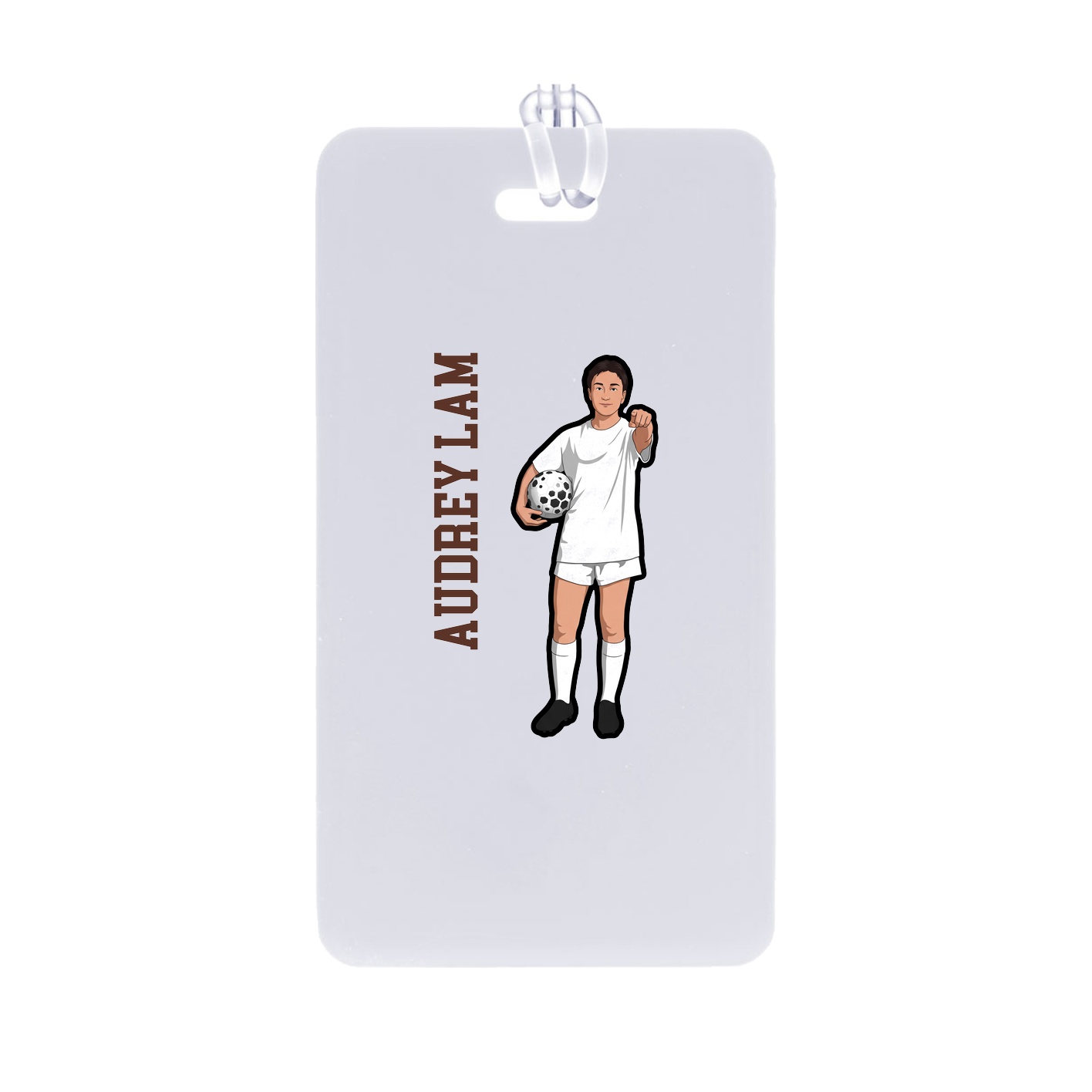 Bag Tag — Name Vertical in Classic