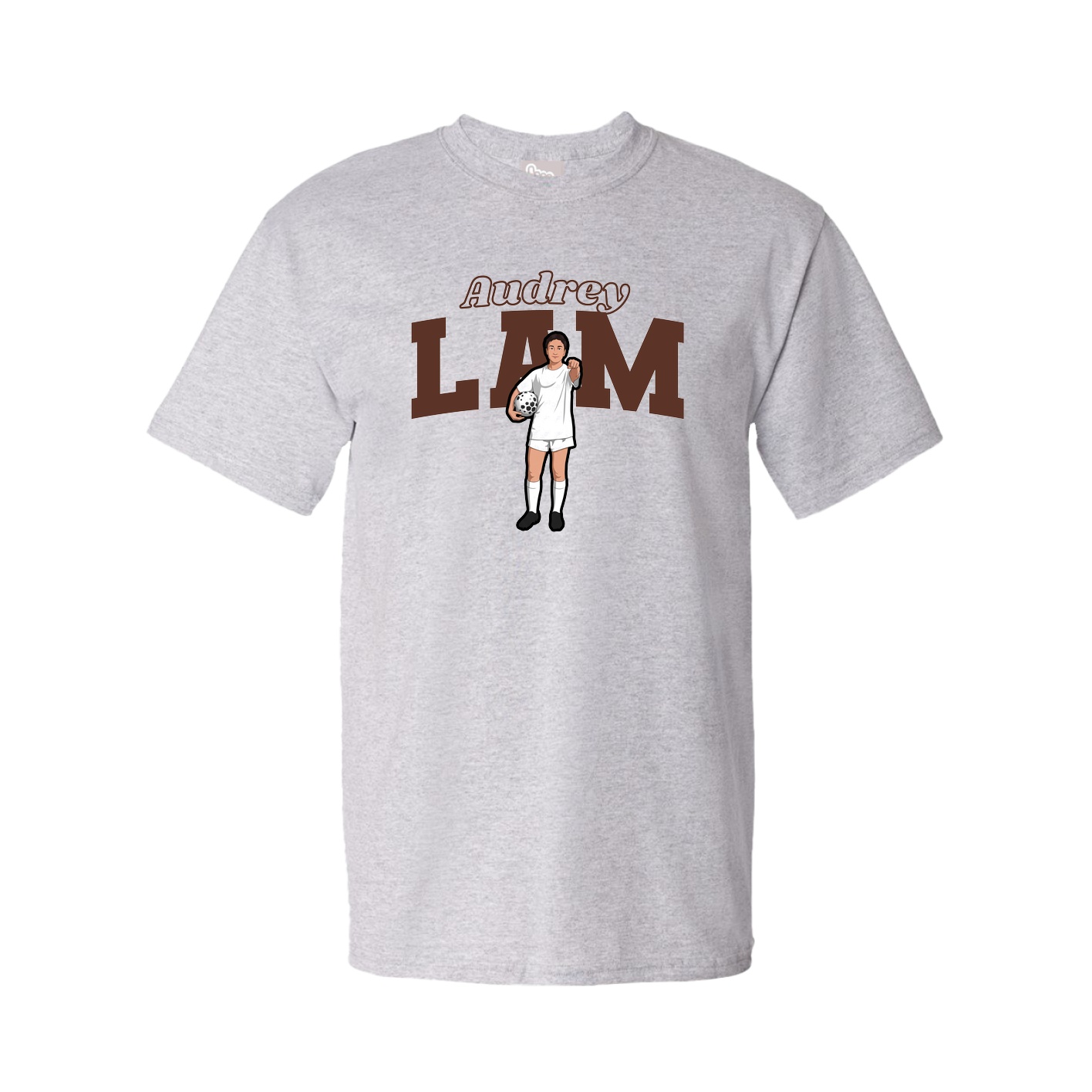 Tee — Name Arch in Grey