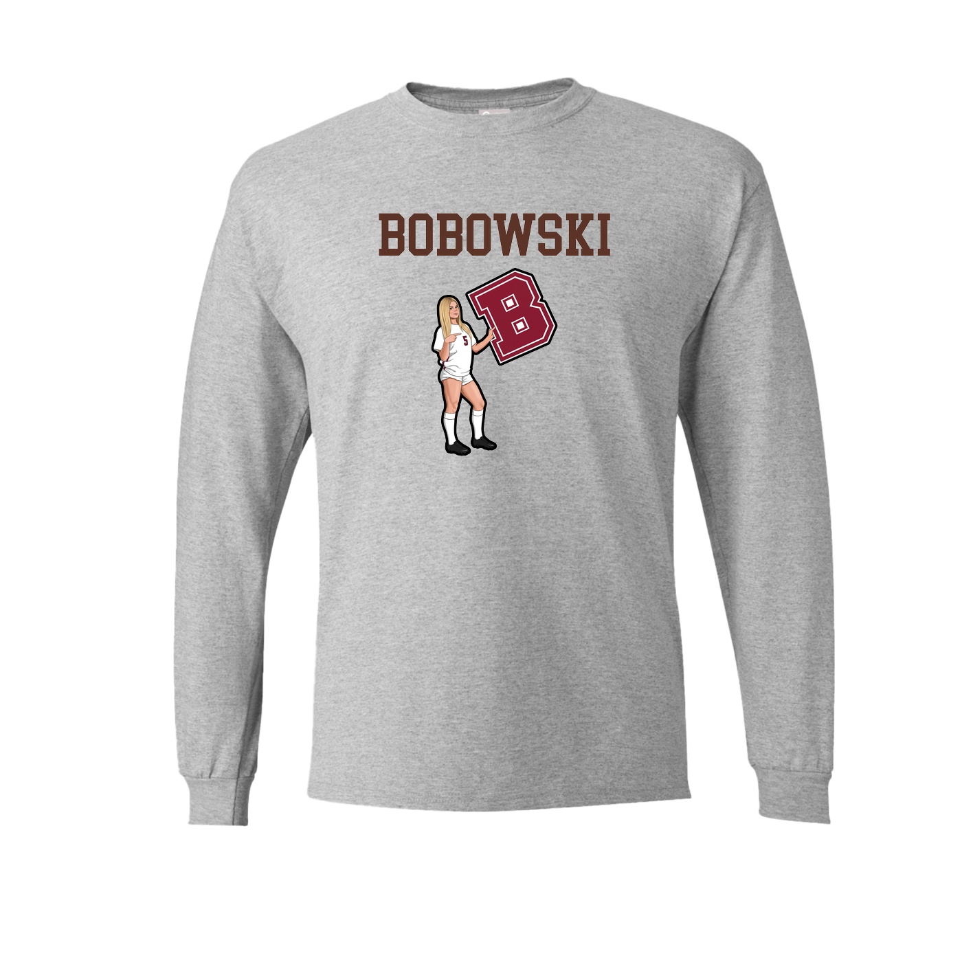 Long Sleeve Tee — Shirsey in Grey