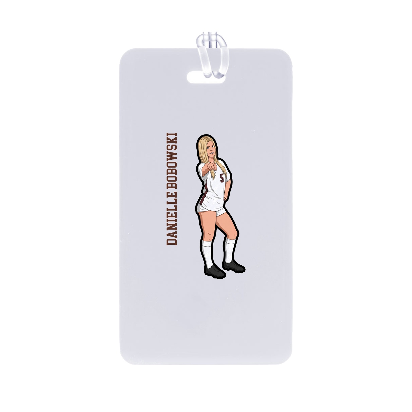 Bag Tag — Name Vertical in Classic