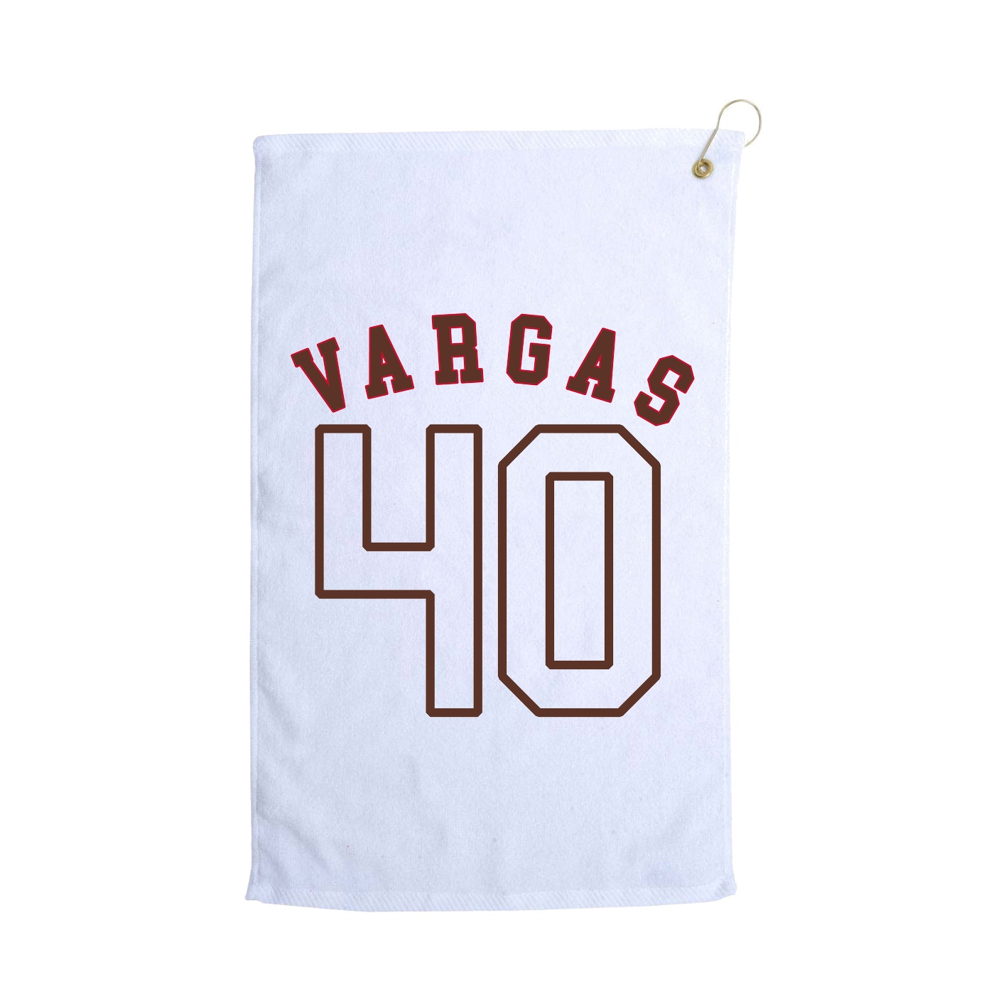 Golf Towel — Shirsey Arch in White