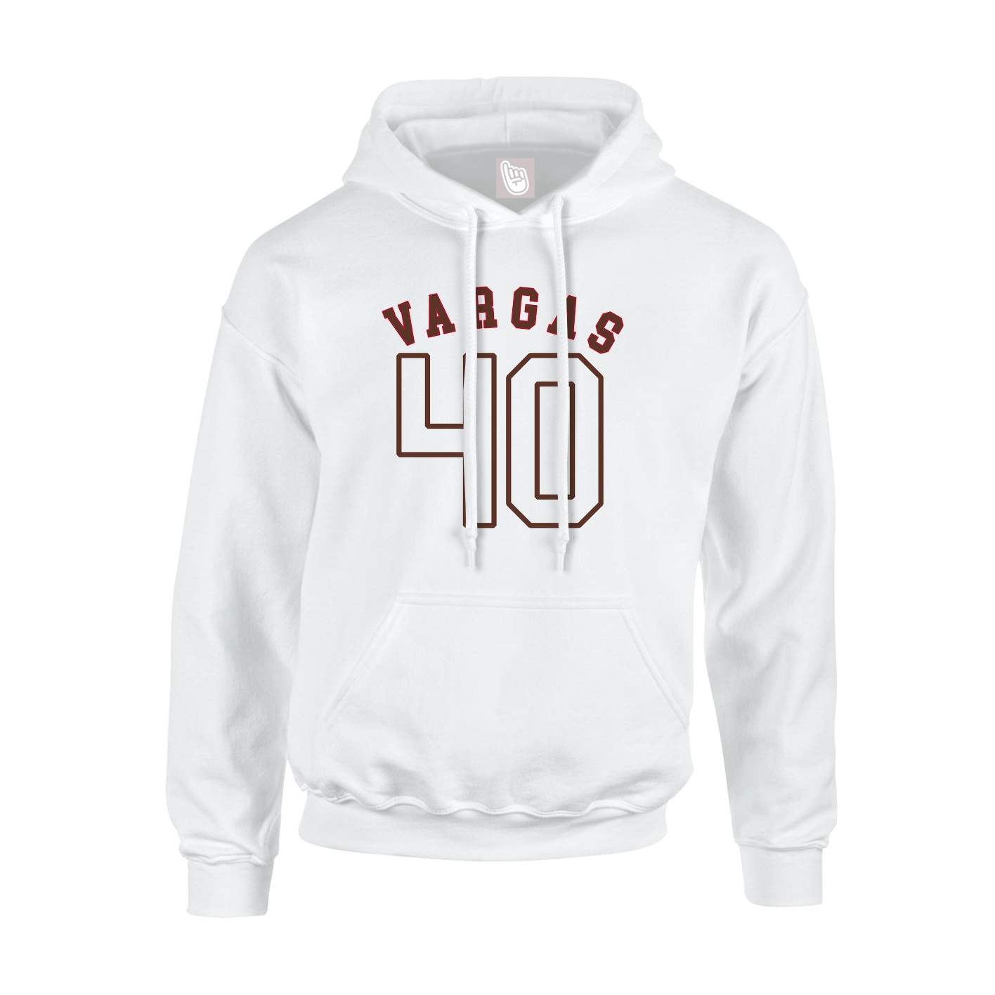 Youth Hoodie — Shirsey Arch in White