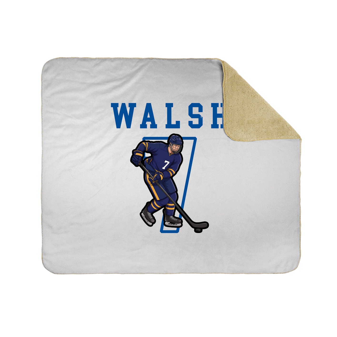 Throw Blanket — Shirsey in White