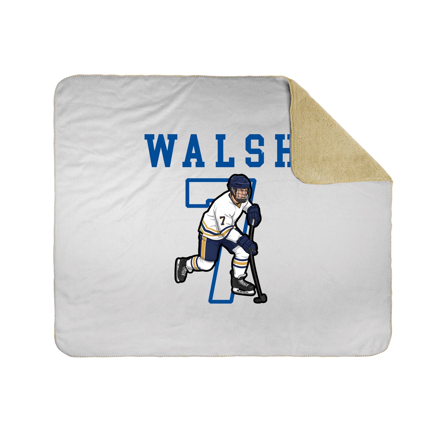 Throw Blanket — Shirsey in White