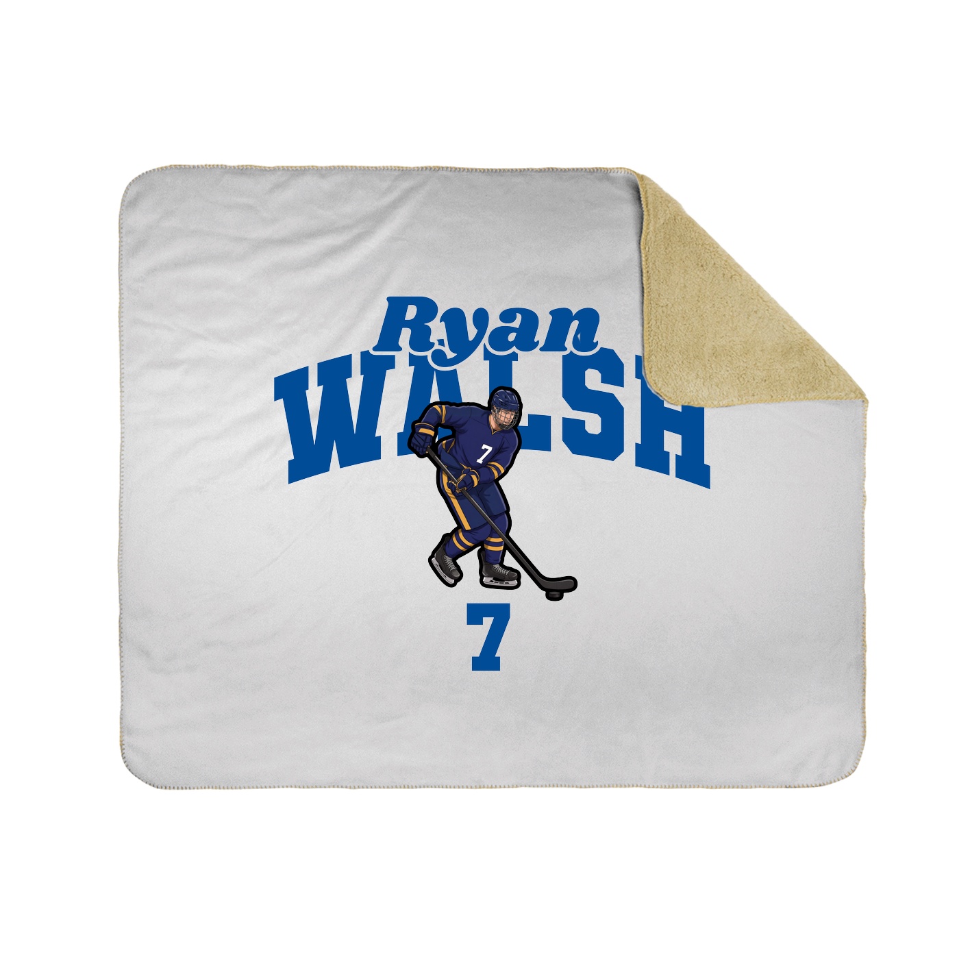 Throw Blanket — Signature Arch in White