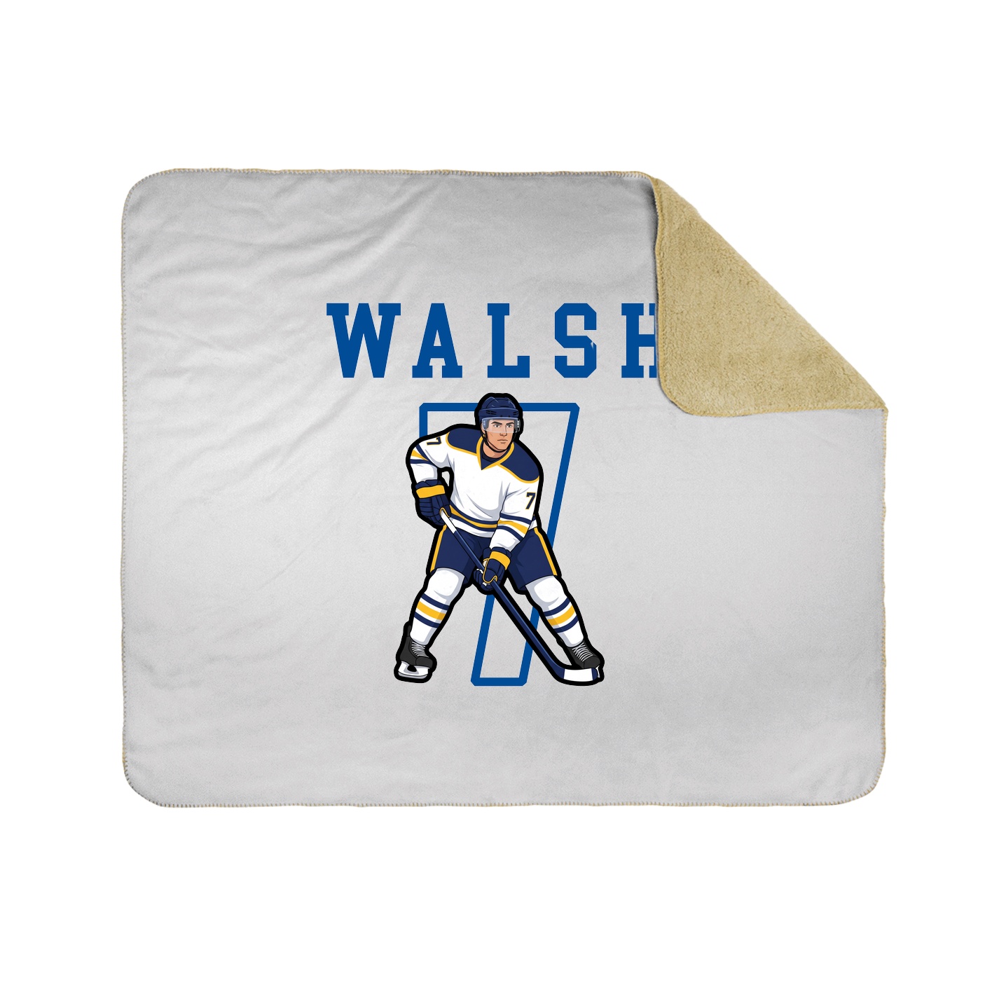 Throw Blanket — Shirsey in White