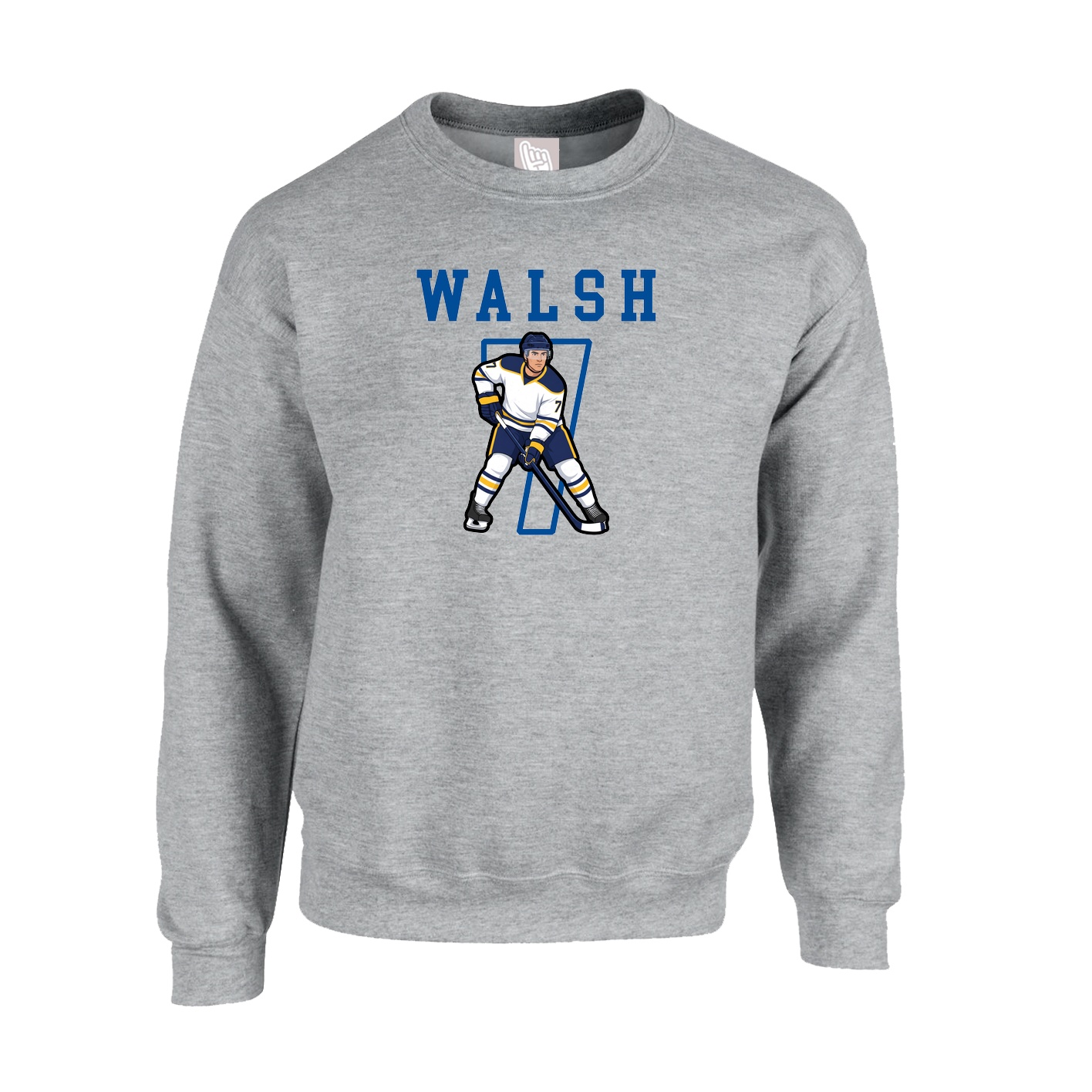 Fleece Crew — Shirsey in Grey
