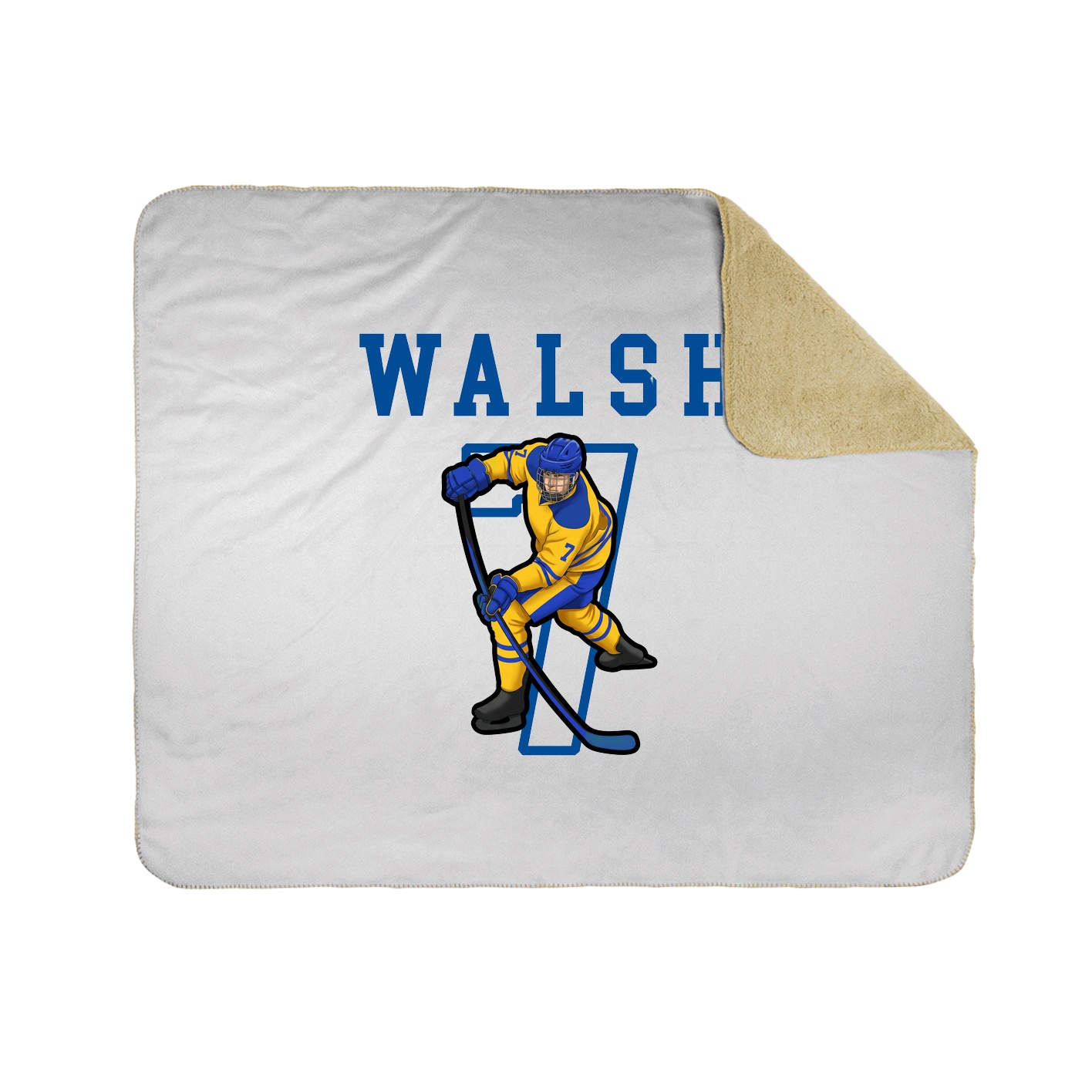 Throw Blanket — Shirsey in White