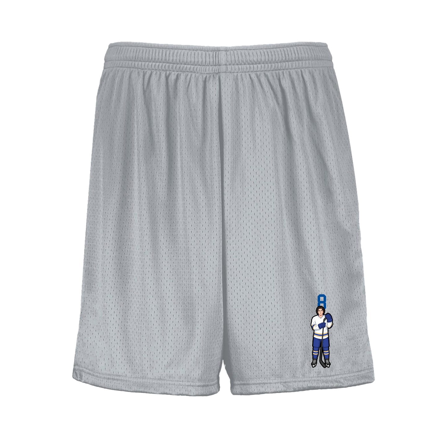 Shorts — Number Top in Silver