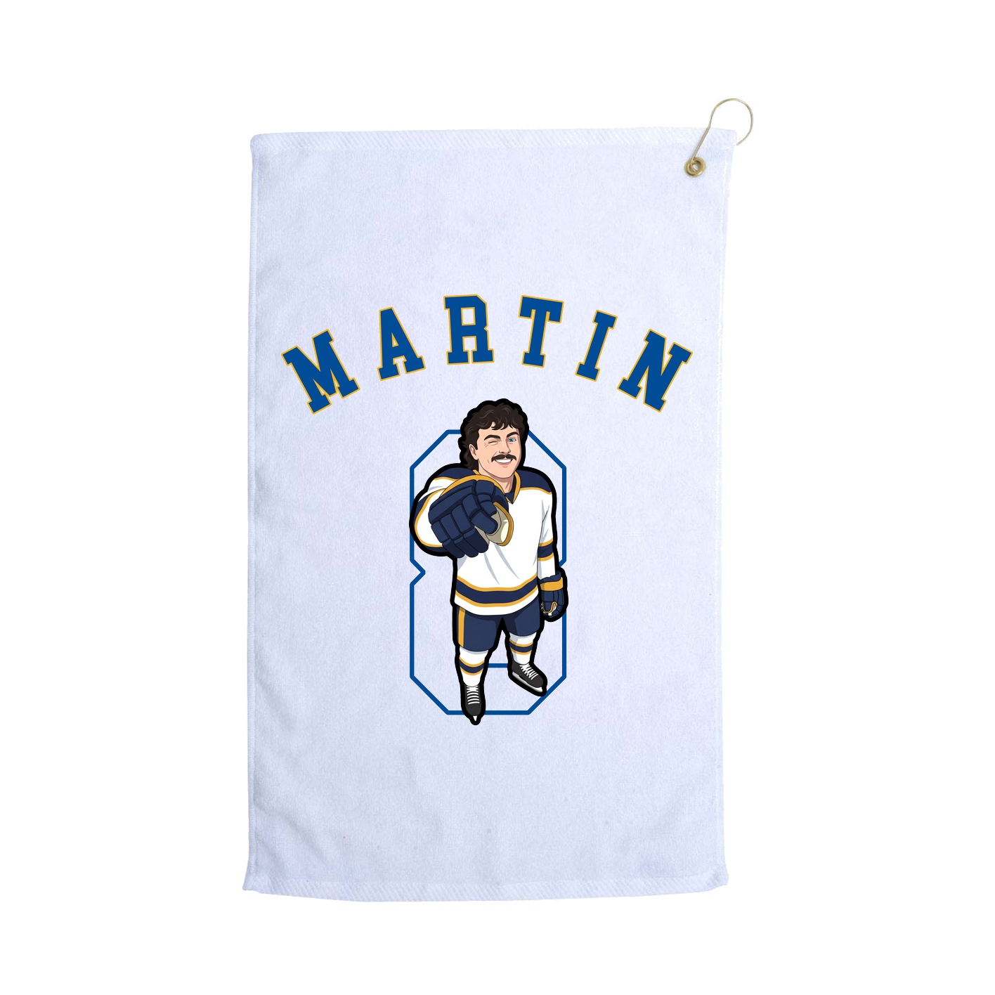 Golf Towel — Shirsey Arch in White