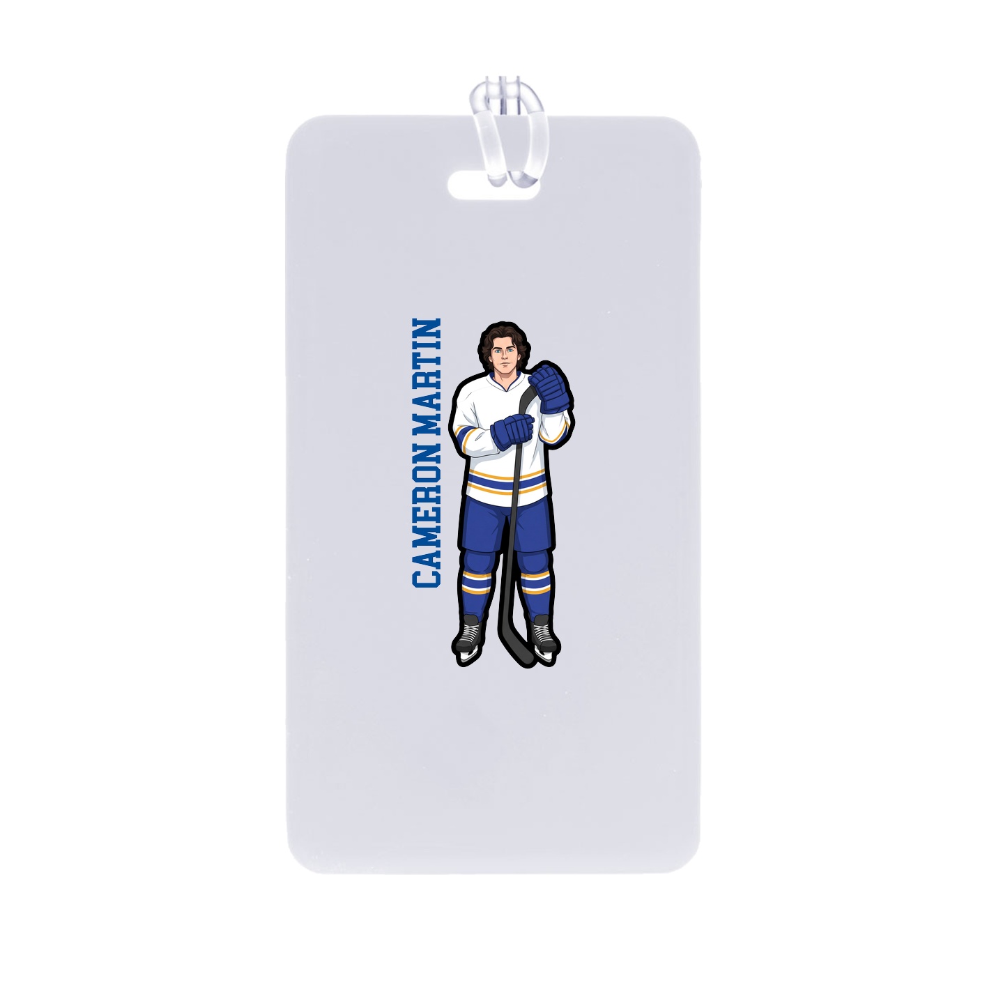 Bag Tag — Name Vertical in Classic