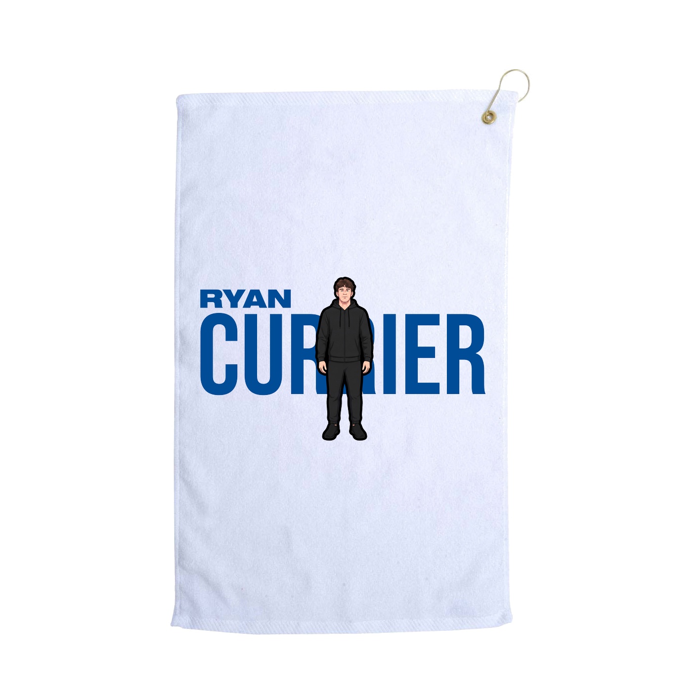 Golf Towel — Player Name in White